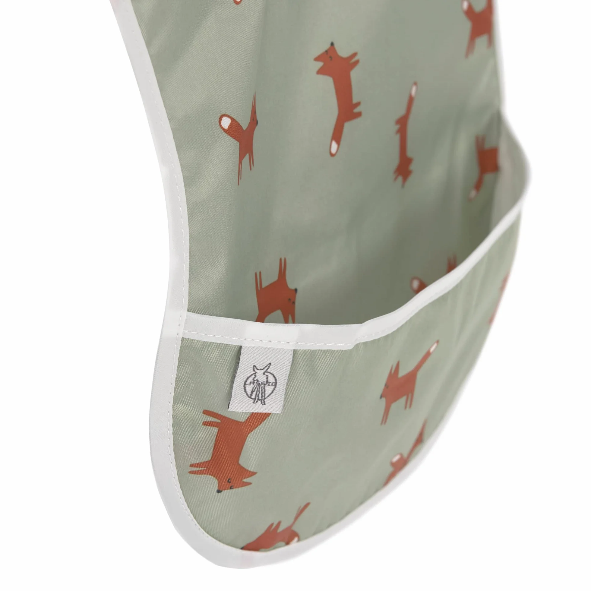 LÄSSIG 2-częściowy zestaw śliniaków z ochroną przed wodą/EVA Bib Little Forest Fox
