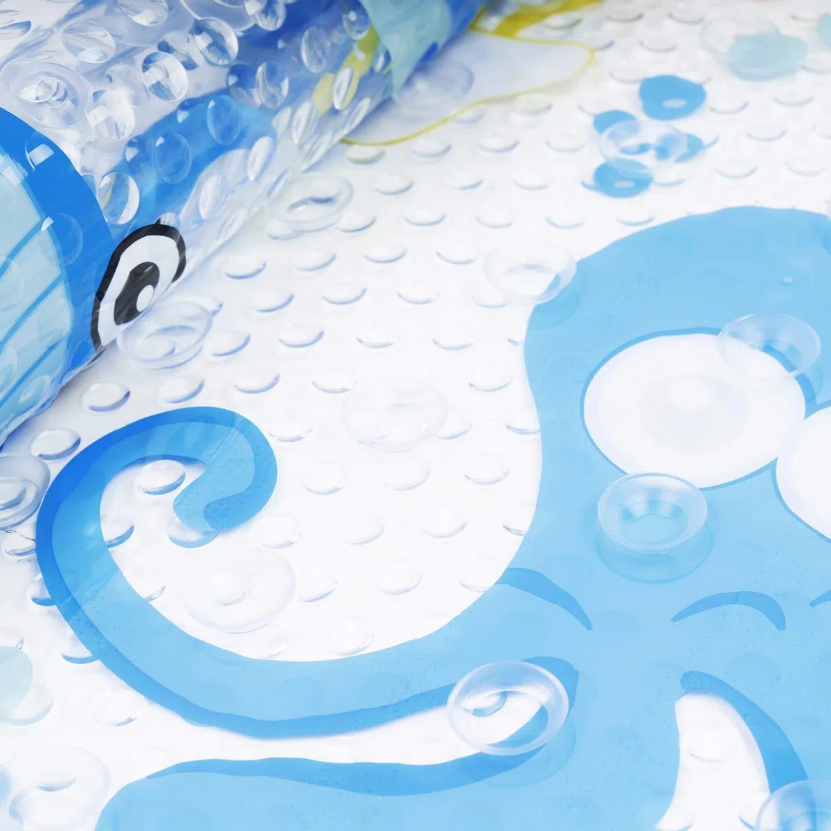chuckle - Antypoślizgowa mata prysznicowa z przyssawkami dla niemowląt i dzieci, 69x39cm - Łazienka, wanna - mocna, odporna i odporna na pleśń