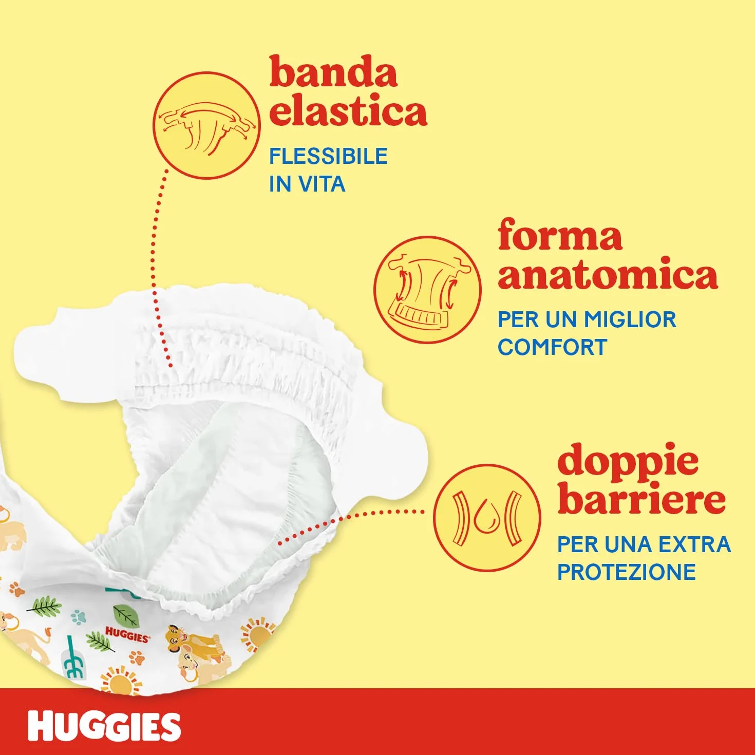 Huggies Unistar pieluchy rozmiar 5 (11-25 kg) Disney 84 szt ultra chłonne