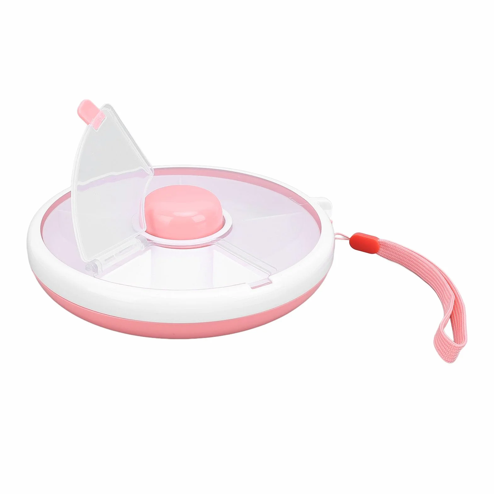 Wirujący Pojemnik na Przekąski, Obrotowy 360° ABS Spinner na Przekąski o Dużej Pojemności Obrotowe Pojemniki na Przekąski dla Dzieci z Kolorowym Wyglądem na Przekąski i Suszone