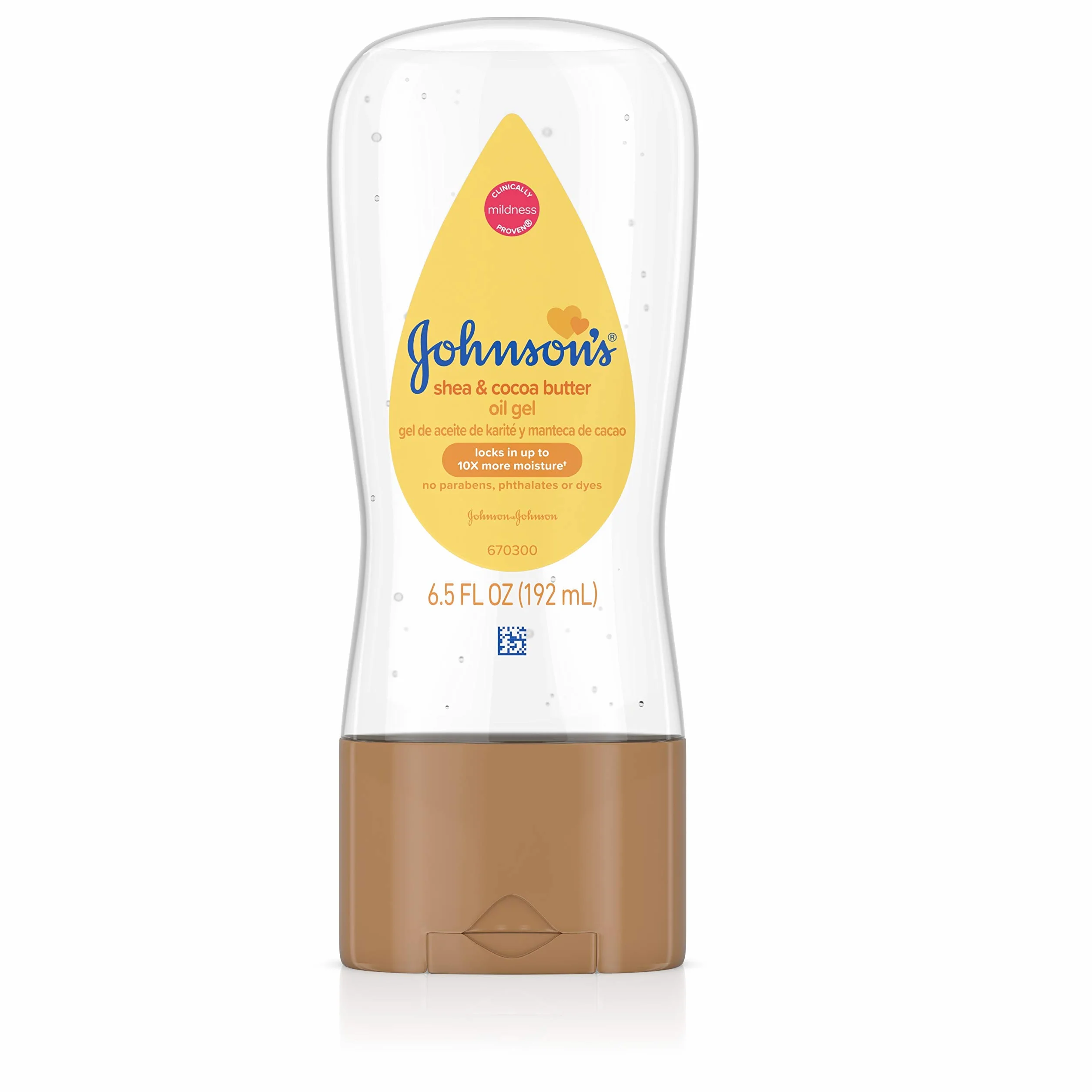 Johnson's Baby Żel olejowy z masłem shea i kakaowym (192 ml)
