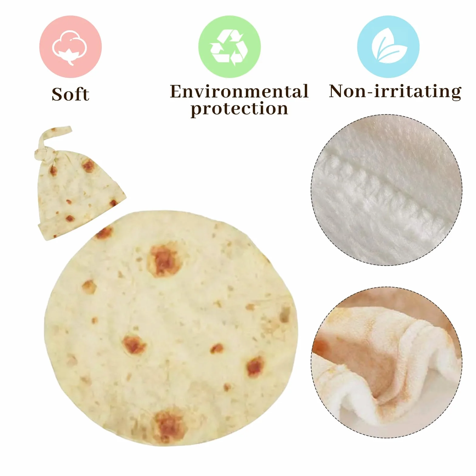 Neugeborene Baby Burrito Swaddle Decke Koperta z domkiem dla niemowląt 85X85cm