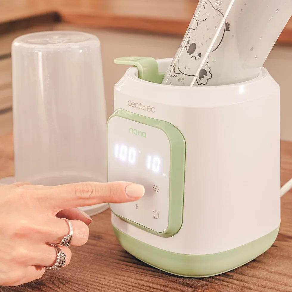 Cecotec Podgrzewacz do butelek Nana BabyCare Single BottleWarmer, 4 tryby, nie zawiera BPA
