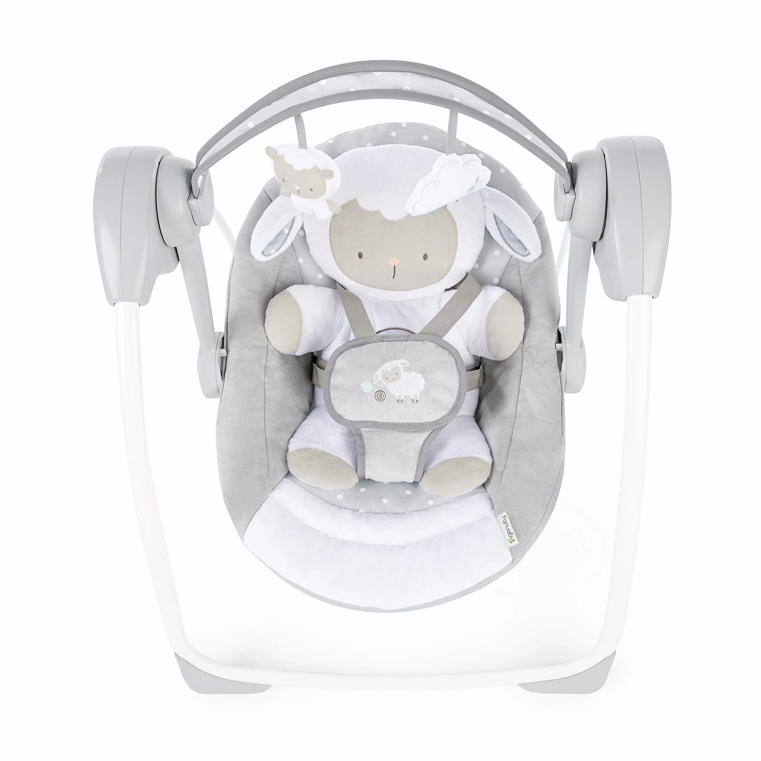 Ingenuity Przenośna huśtawka dla niemowląt Cuddle lamp z melodiami