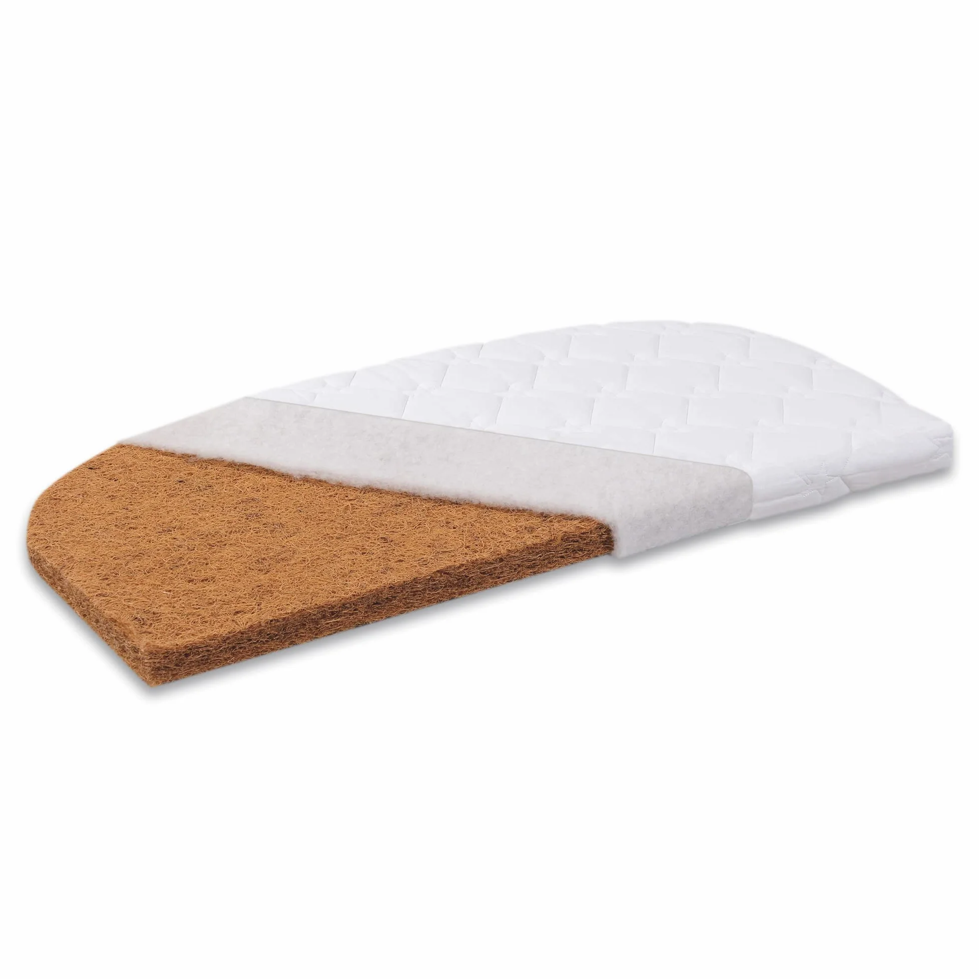 babybay Łóżko pomocnicze materac Natural pasuje do modelu Original, biały