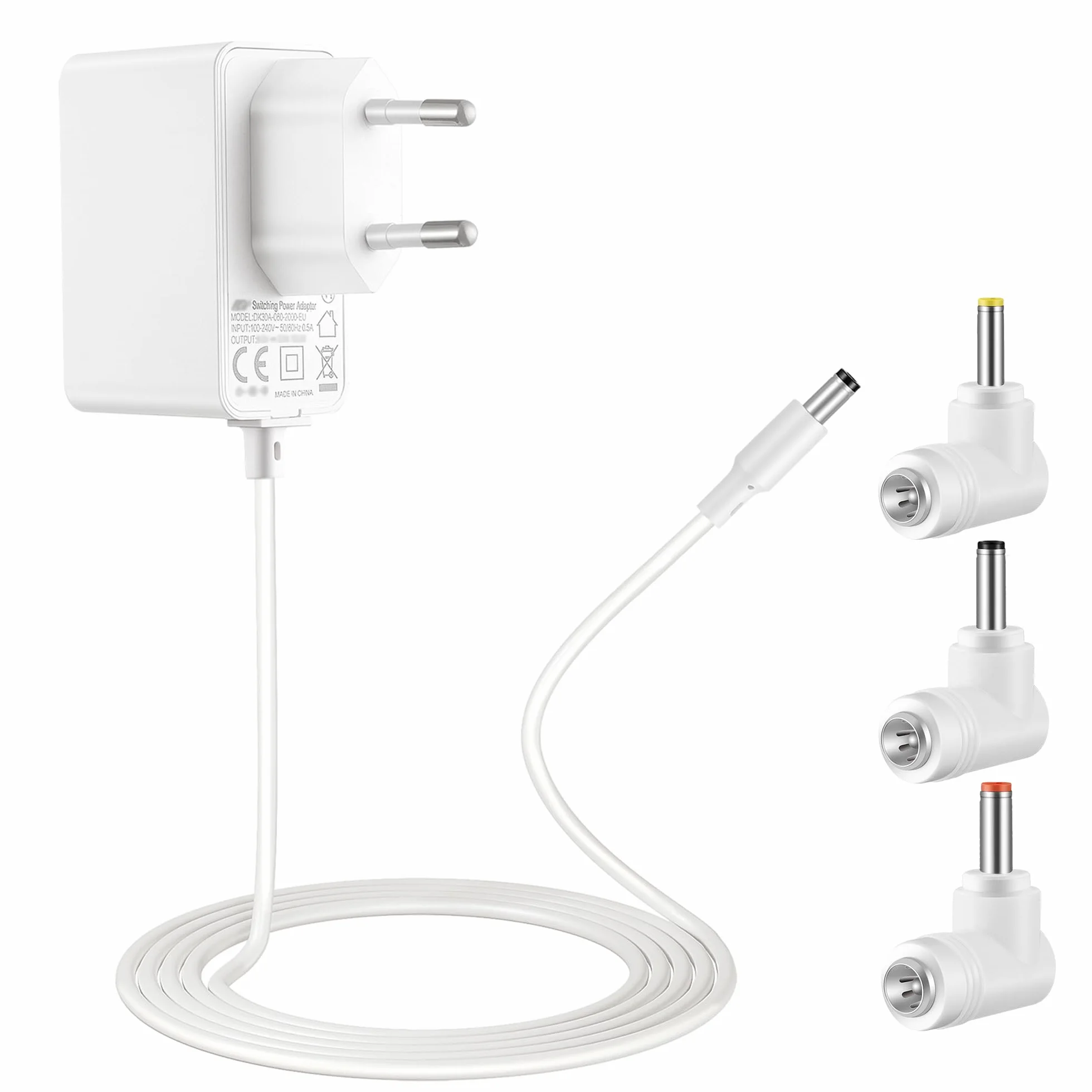 Zasilacz sieciowy do Philips Avent niani kabel do ładowania 2 m, zasilacz 6 V 2 A 1 A 0,5 A ładowarka do SCD501/00, SCD503/26, SCD723/26, SCD560, DECT niania elektroniczna dla niemowląt, SCD505