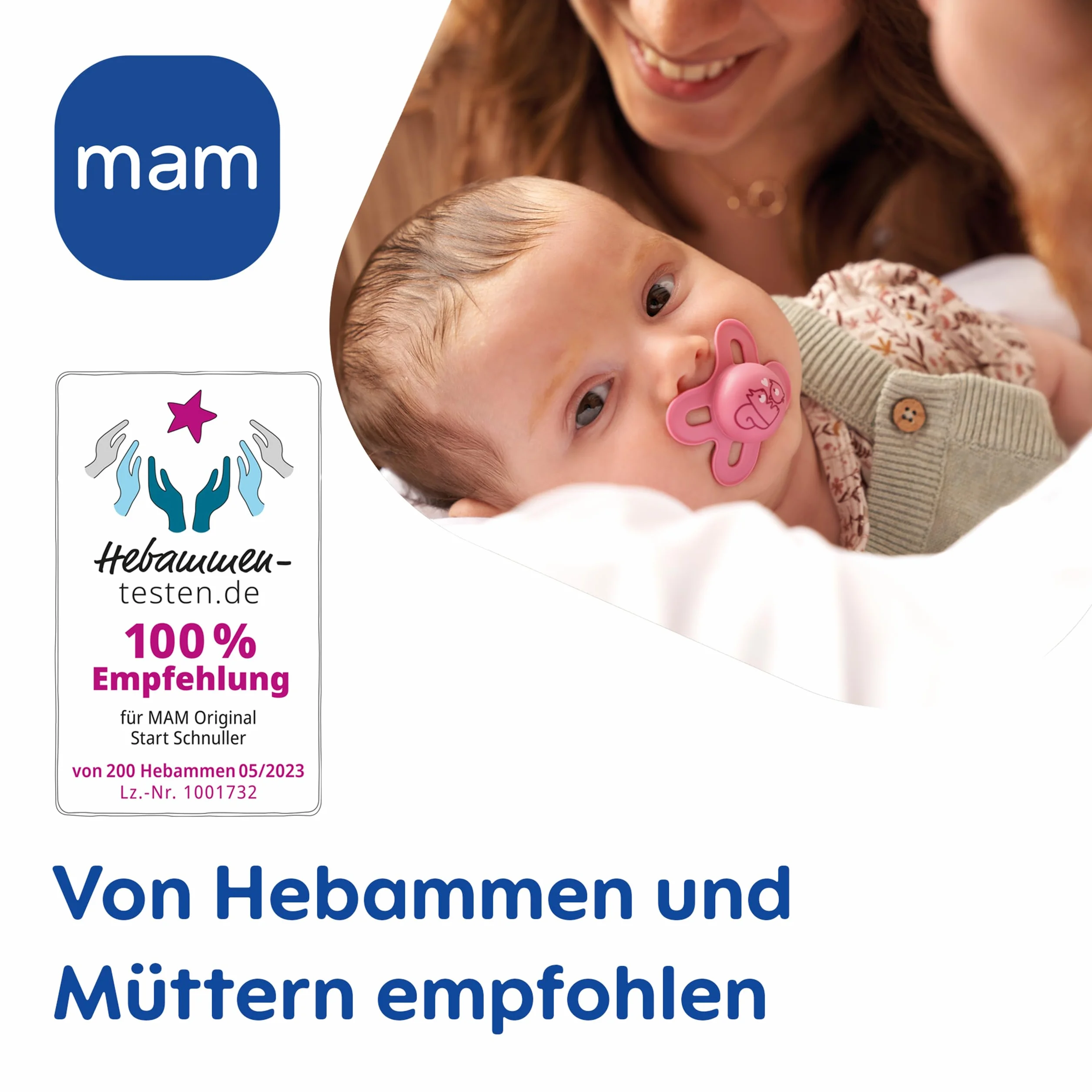 MAM Easy Start Anti-Colic zestaw startowy, pierwsze wyposażenie dla rosnącego wraz z dzieckiem, smoczkiem, butelkami i uchwytami, zestaw upominkowy dla niemowląt, od urodzenia, niebieski