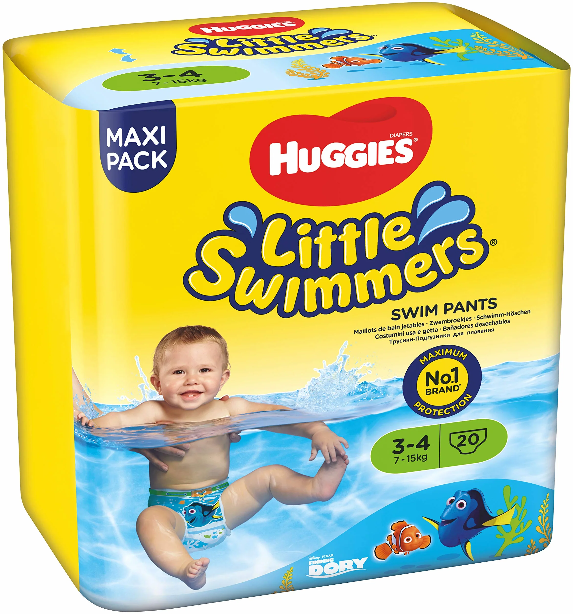 Huggies Little Swimmers Pieluchy do Pływania Rozmiar 3-4