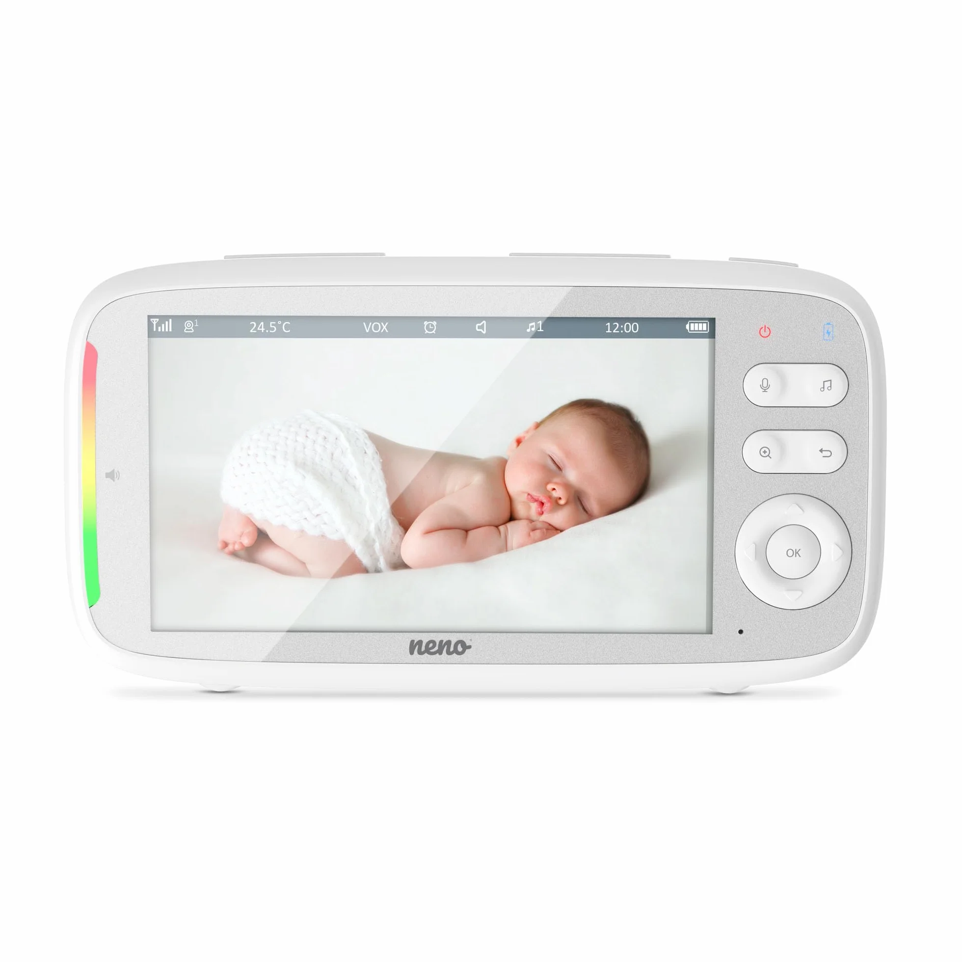 NENO Vista WiFi Baby Monitor Full HD 5" LCD Zasięg 50 m Noktowizor