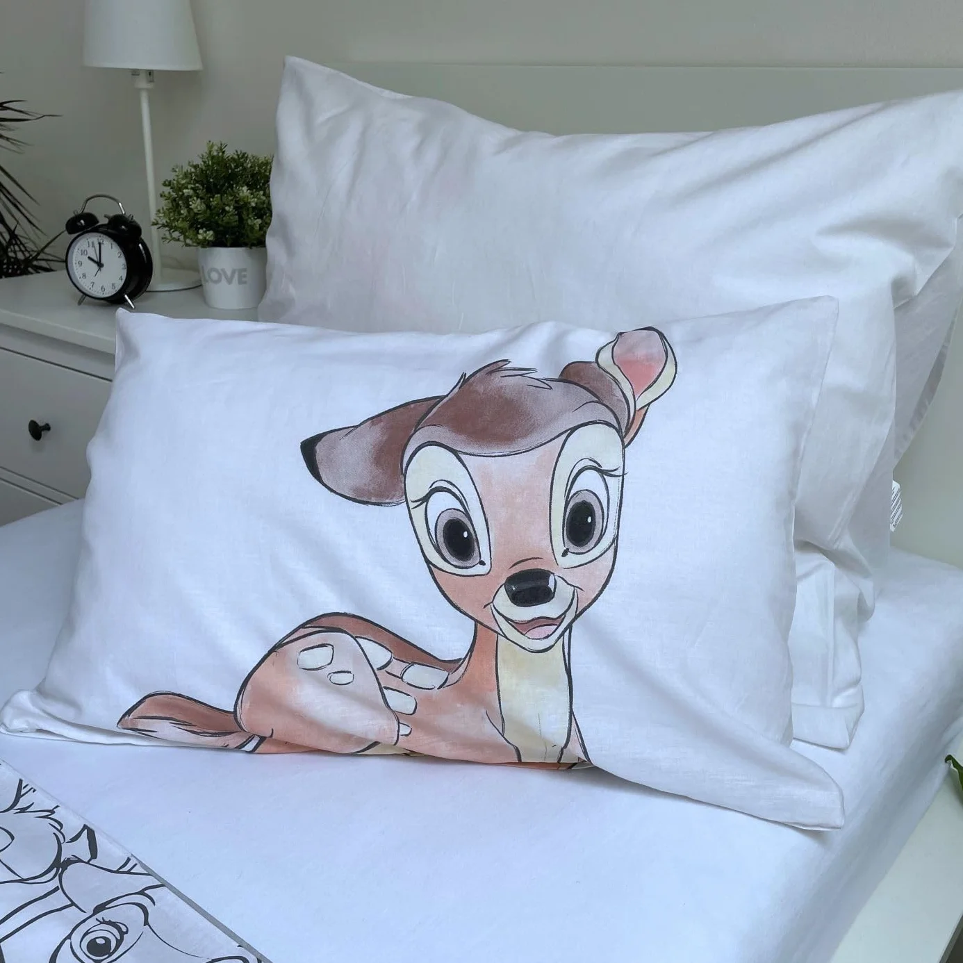 Disney Bambi komplet pościeli dziecięcej 100x135 cm 40x60 cm bawełna