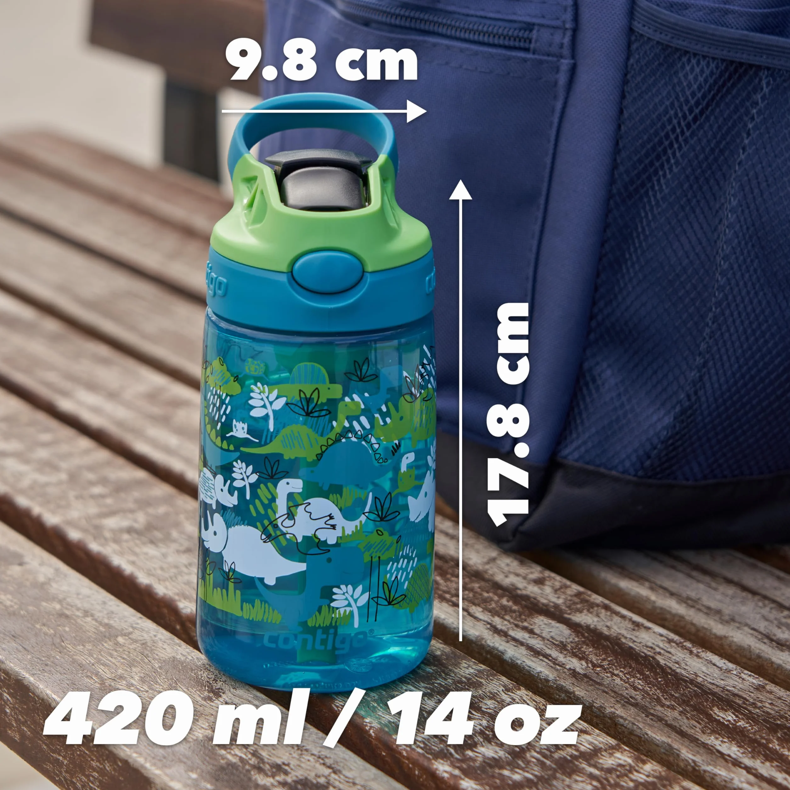 Contigo Easy Clean Autospout butelka dla dzieci 420 ml Blueberry Cosmos