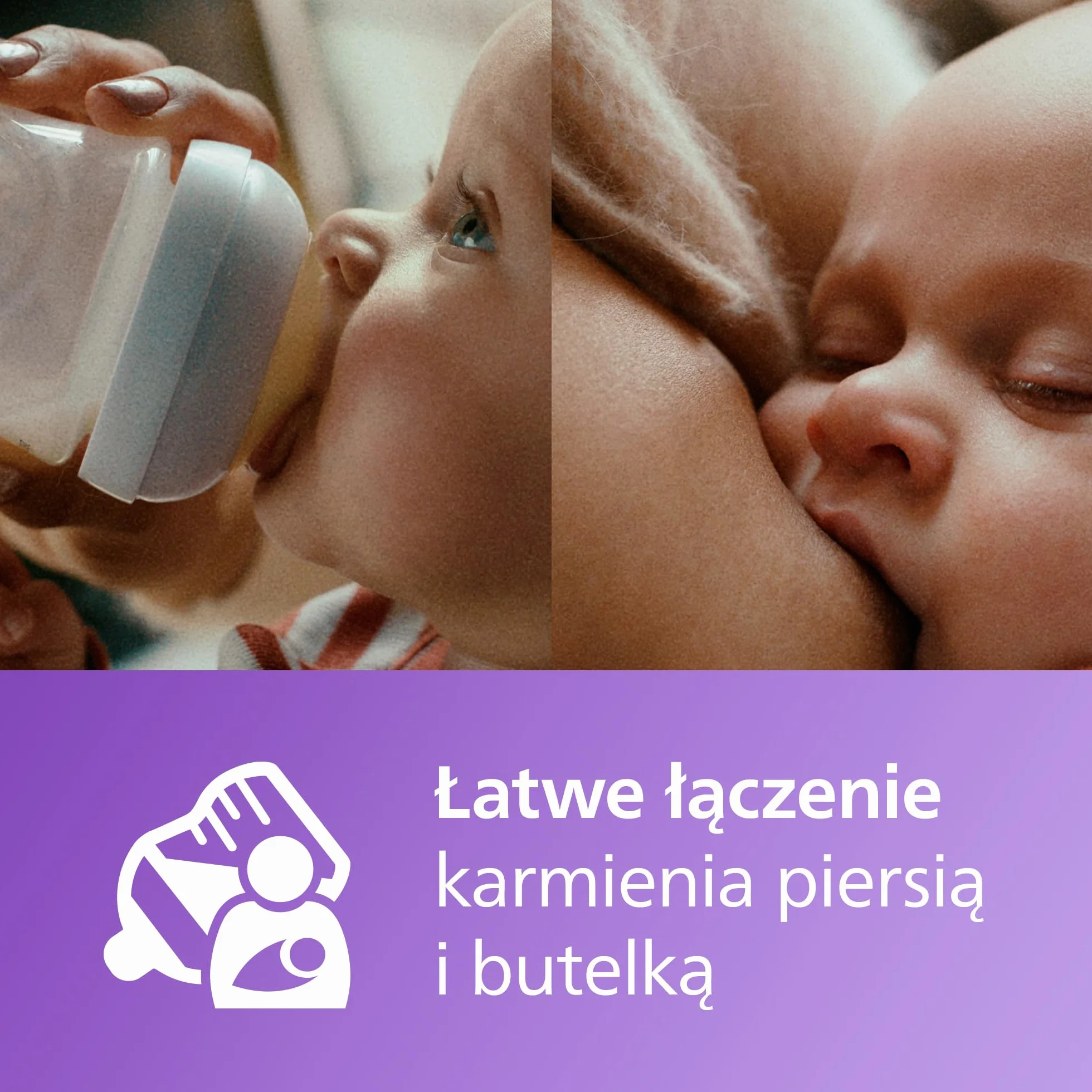 Philips Avent Natural Response Dziecięcy zestaw upominkowy: butelka dla niemowląt Natural Response 125 ml ze smoczkiem T2 (0 mies.+), smoczek Ultra Air (model SCD837/10)