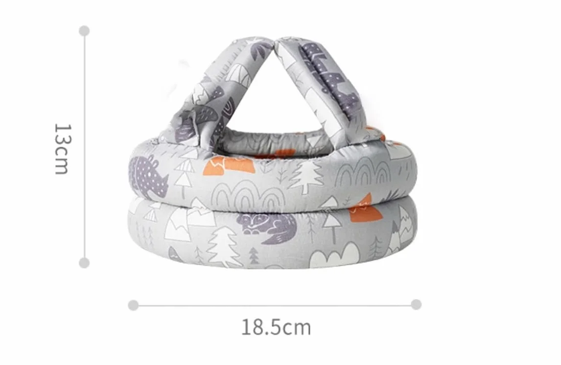Kask ochronny dla dzieci regulowany antywstrząsowy miękki hełm 6–36m