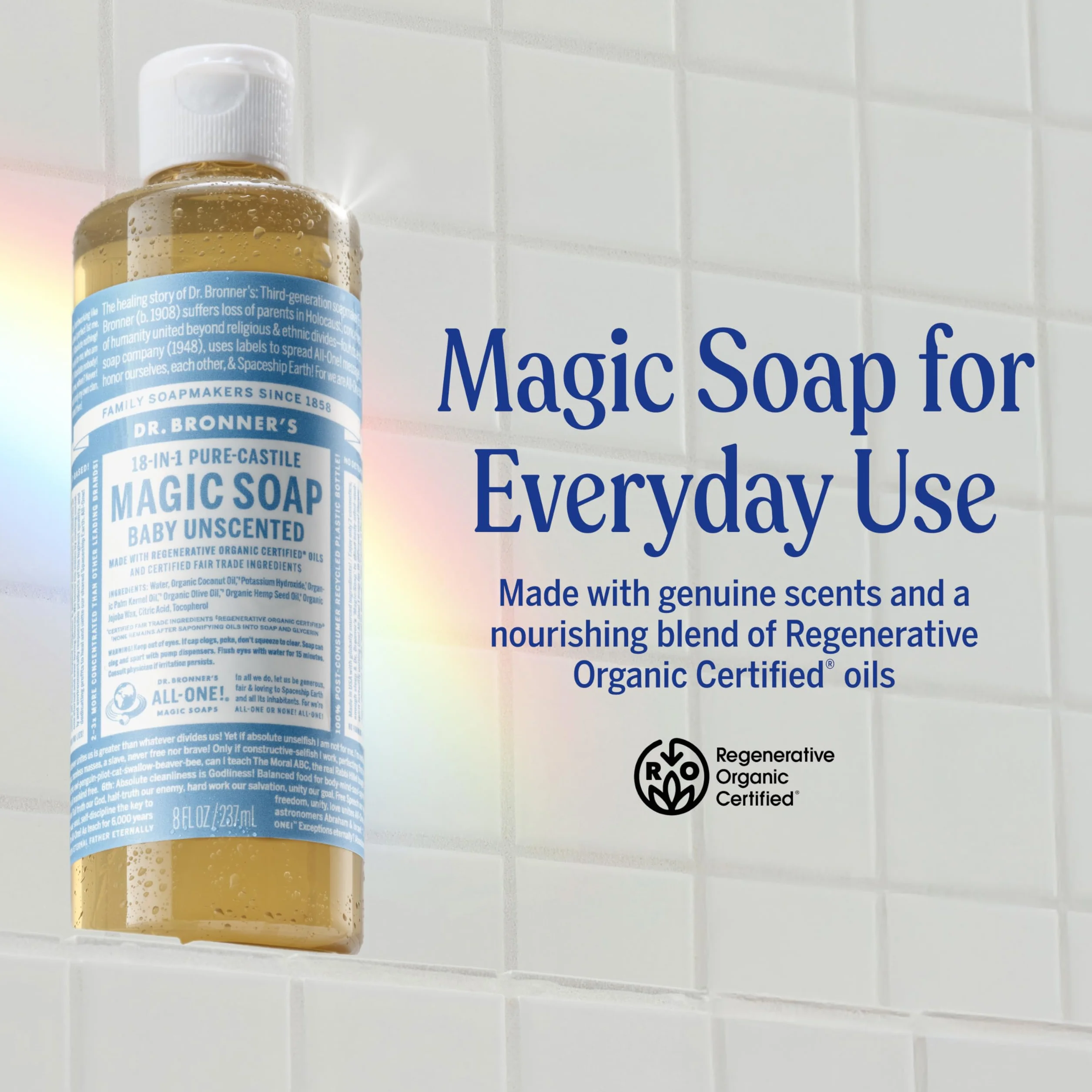 Dr Bronner – płynne mydło dla niemowląt 240 ml