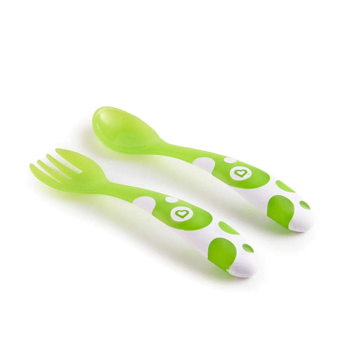 Munchkin Multi-Coloured Forks and Spoons Set of 6, Multi-coloured, (Pack of 6)
