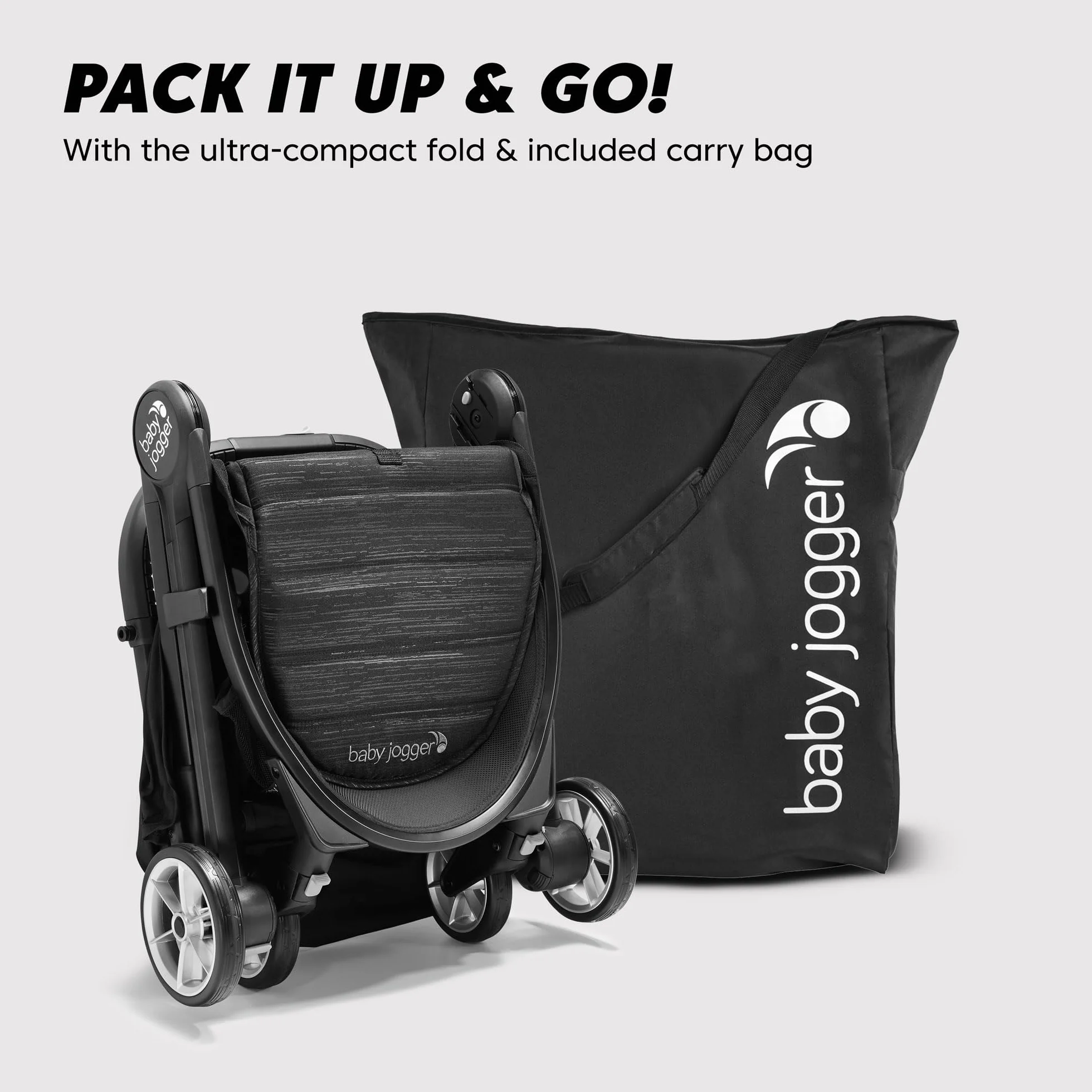 Baby Jogger City Tour 2 Wózek spacerowy Lekki 6,5 kg Czarny