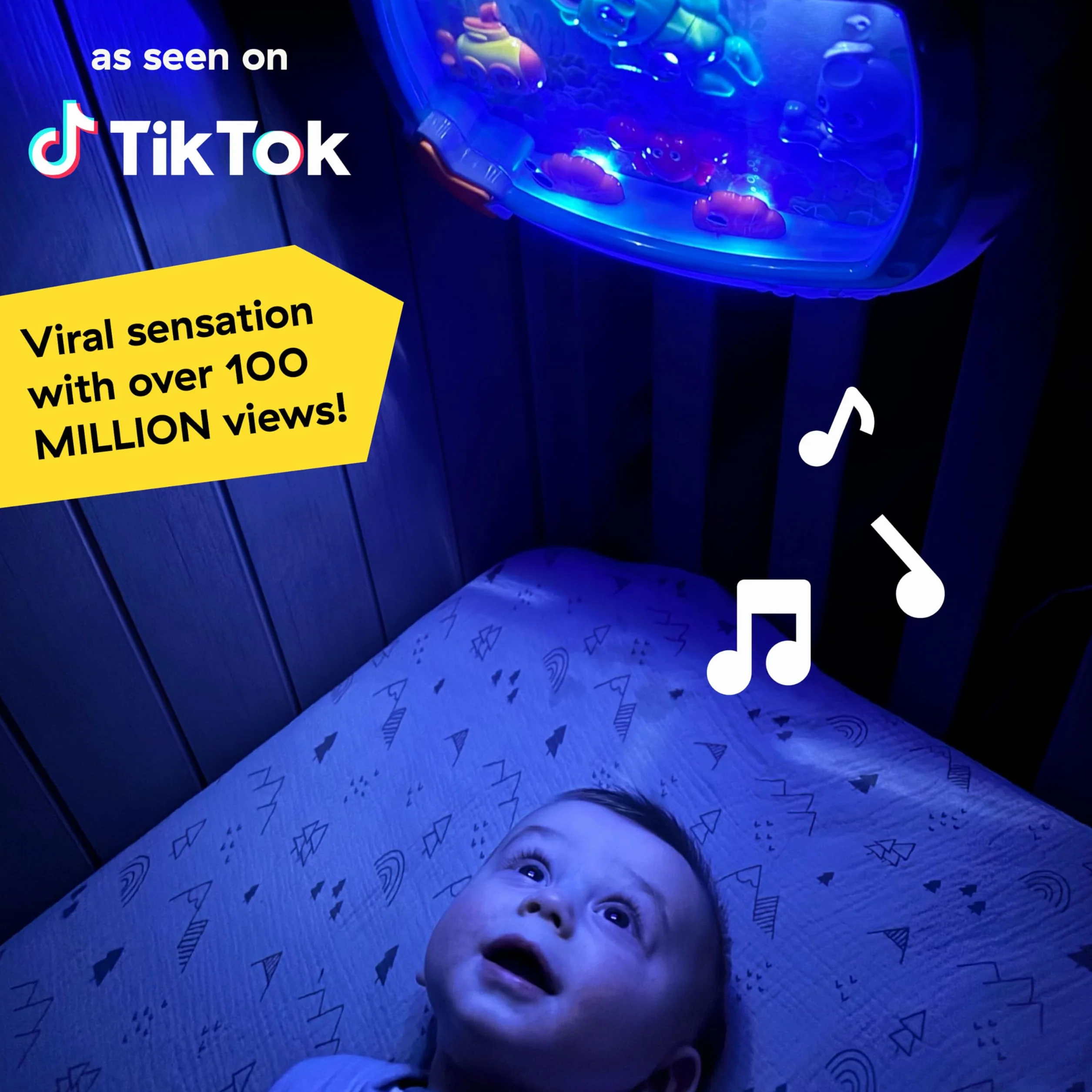 Baby Einstein 11058 Lampka z Pozytywką, Wielokolorowy, ‎25.4 x 11.43 x 35.56 cm