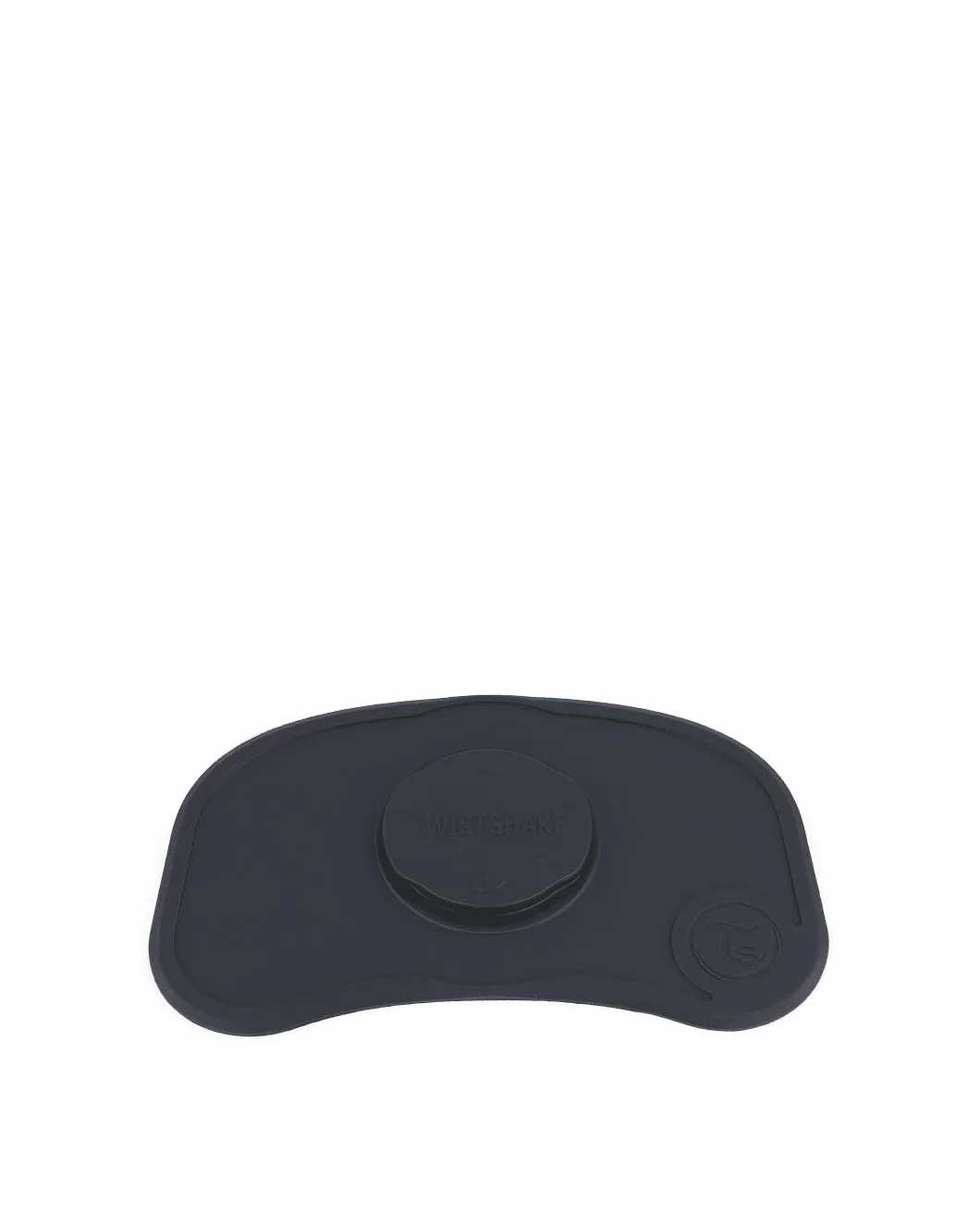 Twistshake Click-Mat Mini 31 x 17 cm Antypoślizgowa podkładka do karmienia dla większości tac do krzesełek do karmienia, podkładka o silnym działaniu ssącym, bez BPA, 6+ miesięcy, czarny D2C