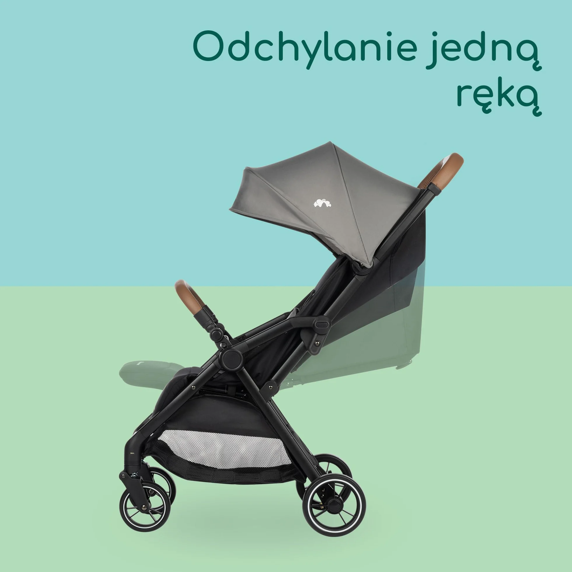 Bebeconfort Sunlite, wózek dziecięcy, 0 – 4 lata (do 22 kg), lekki wózek (7,2 kg), ułożenie na płasko, wózek kompaktowy, rozkładanie jedną ręką, obszerny kosz (5 kg), Tinted Grey