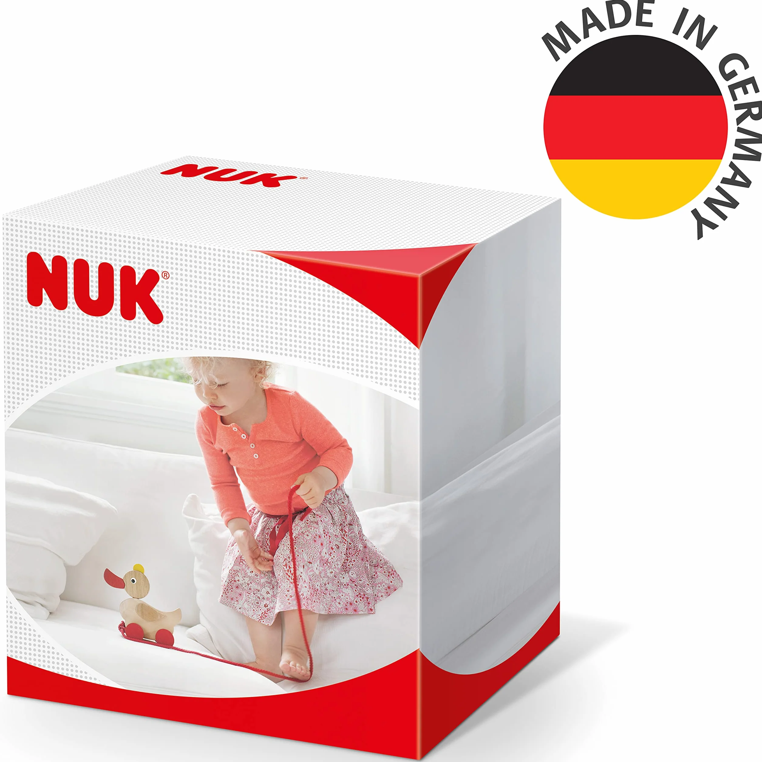 Kubek niekapek NUK First Choice Night | Wiek: od 6 do 18 miesiąca | 150 ml | Fosforyzujący kolor | Uchwyty i ortodontyczny silikonowy dzióbek| System antykolkowy | Nie zawiera bisfenolu A | Różowy