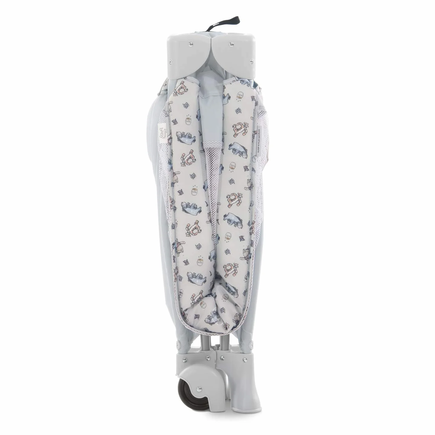 Hauck Sleep N Play Go Plus 4-częściowe łóżeczko turystyczne, od urodzenia do 15 kg, z bocznym wyjściem, składanym dnem, kółkami, torbą do przechowywania, składane kompaktowo