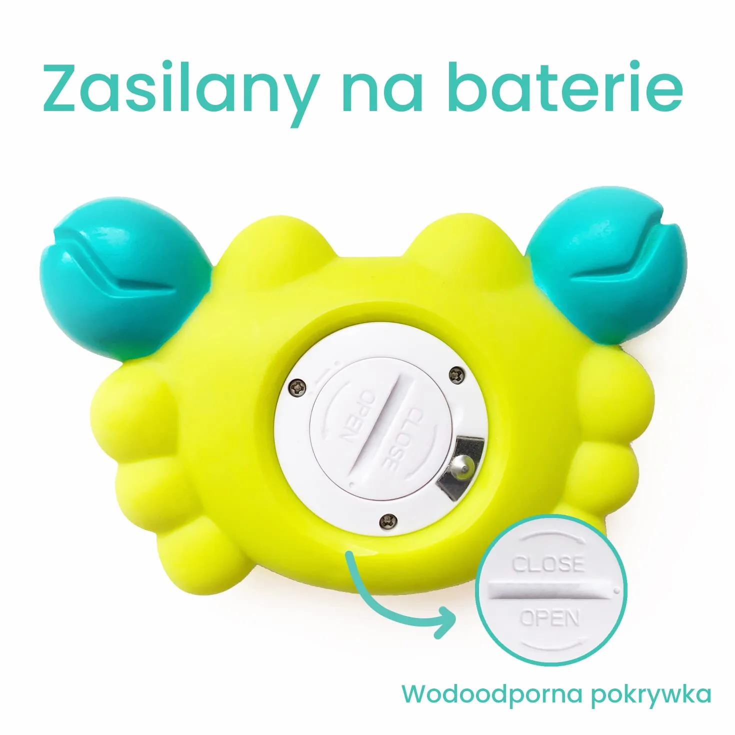 Aycorn Cyfrowy Termometr do Wanny Wody Kąpieli, dla Dzieci Niemowląt Malucha, Pokojowy Wodoodporny, Zabawka do Kąpieli, Elektroniczny Precyzyjny Czujnik Temperatury, Krab