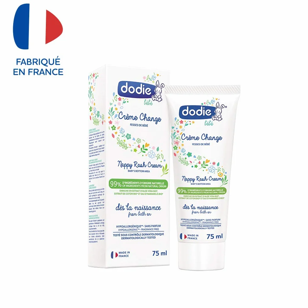 Dodie Krem do przewijania, bez zapachu, od urodzenia, 75 ml