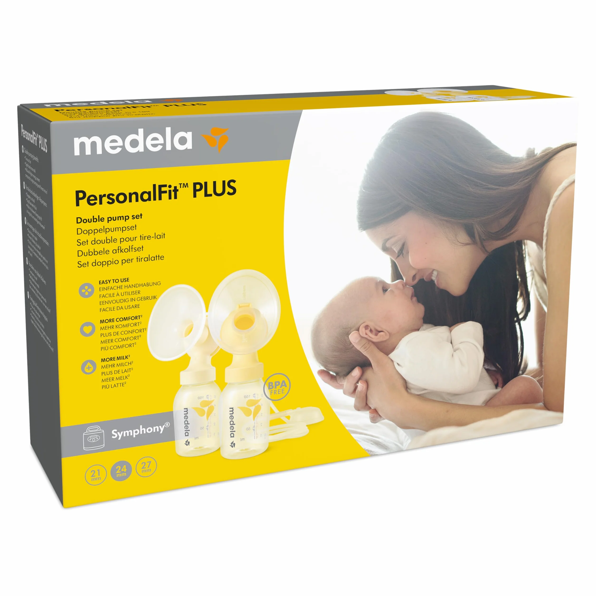 Medela Symphony Doppelpumpset PersonalFit Plus Größe M