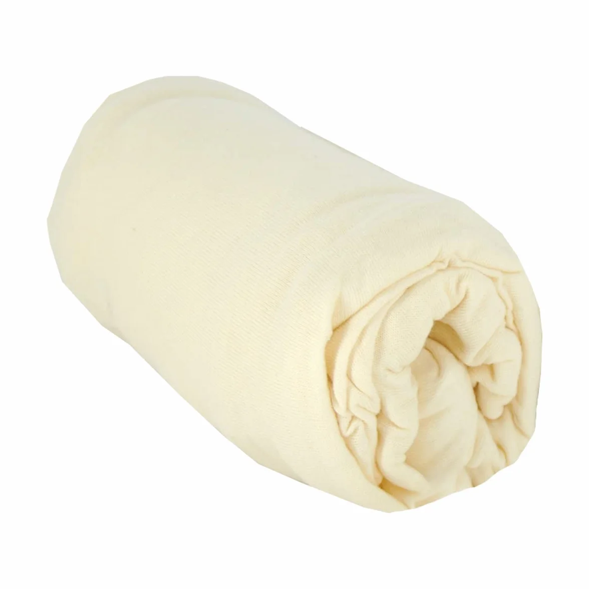 BabyCalin - Prześcieradło z gumką 60 x 120 x 15 cm, certyfikat Öko-Tex Ecru