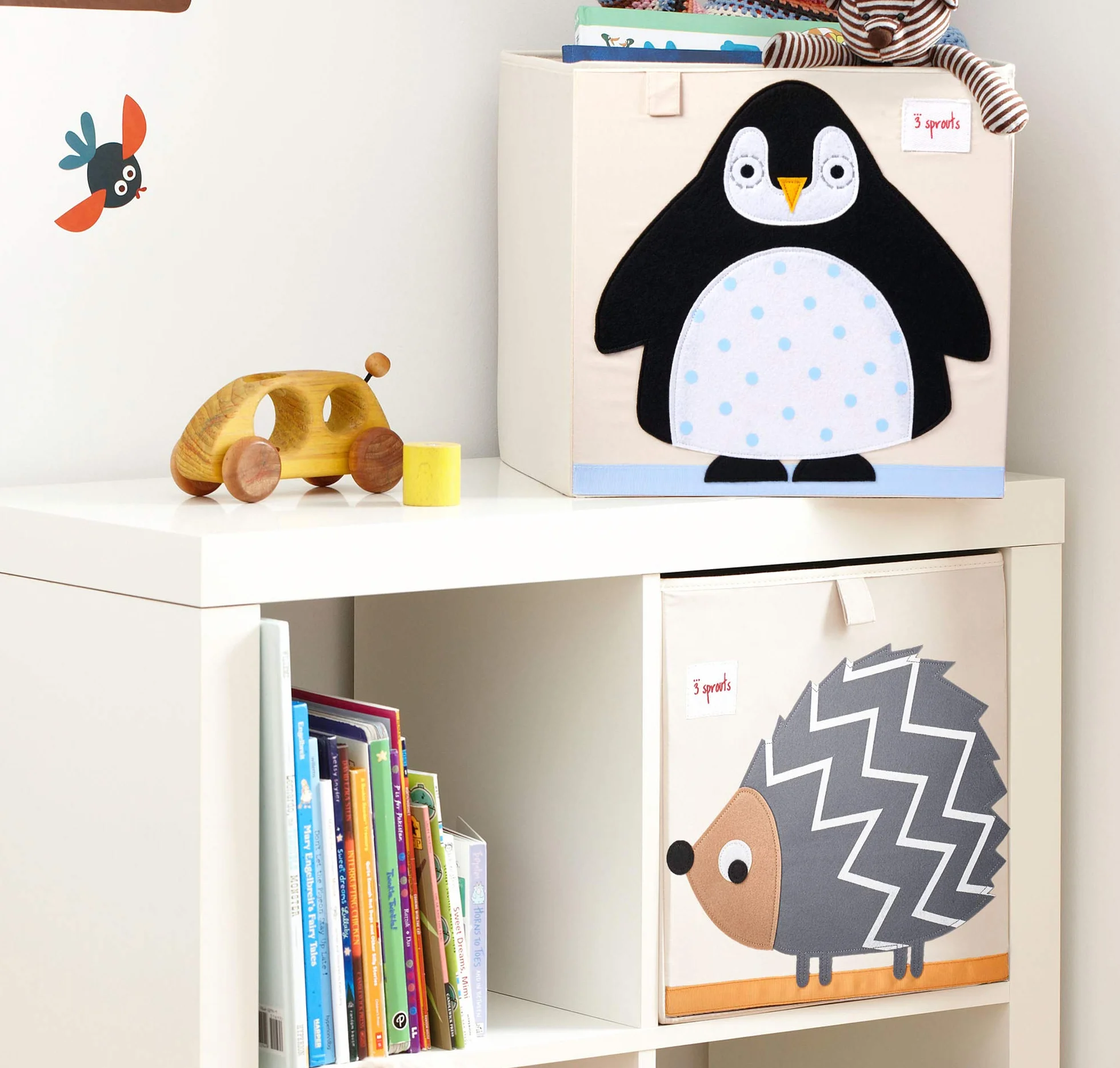 3 Sprouts Cube pudełko do przechowywania – organizer dla dzieci i małych dzieci