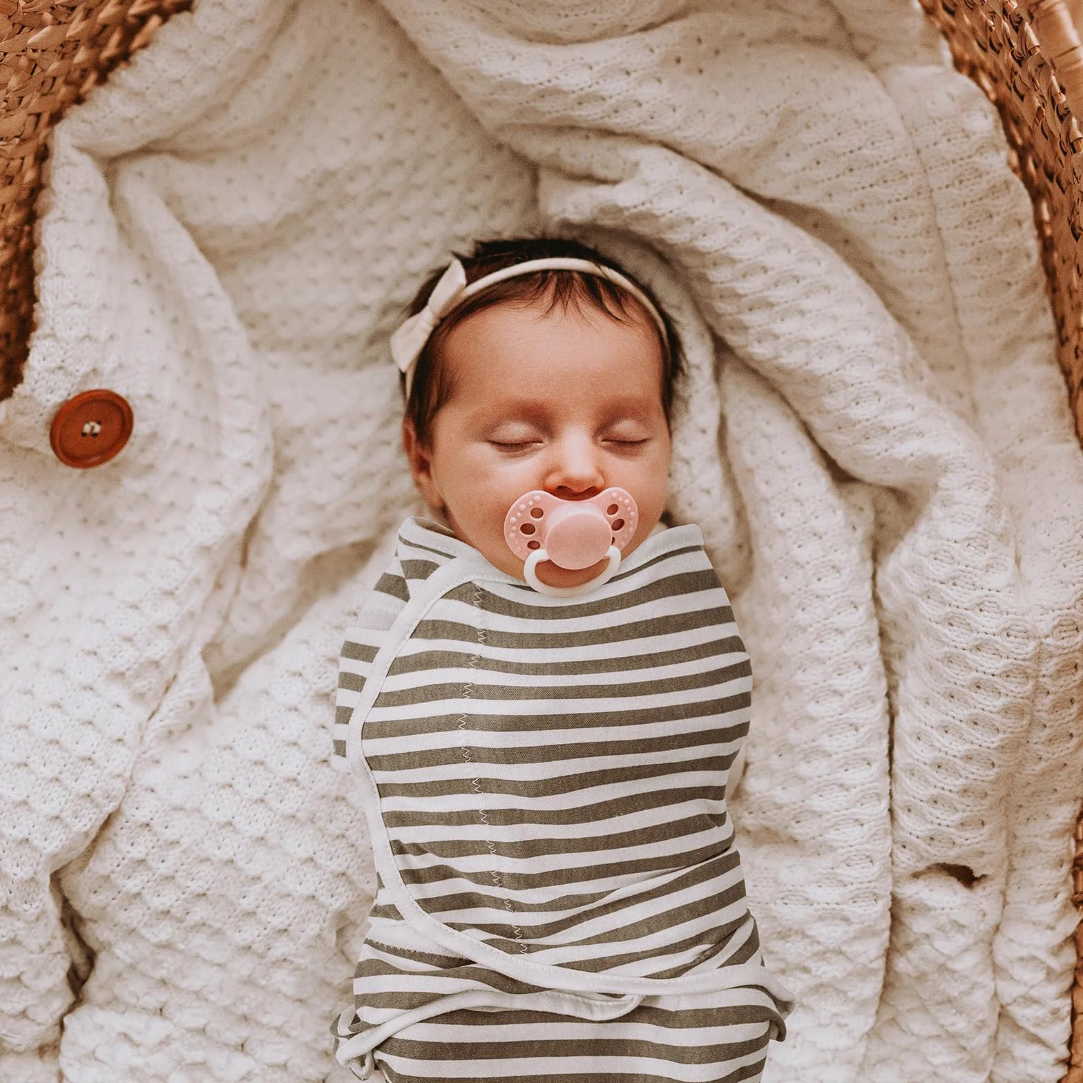 GLLQUEN BABY Koce do spulchnięcia dla noworodków 0-3 miesięcy, Oeko-tex100, 100% oddychający organiczny bawełniany materiał, 3 sztuki (nowy szary)