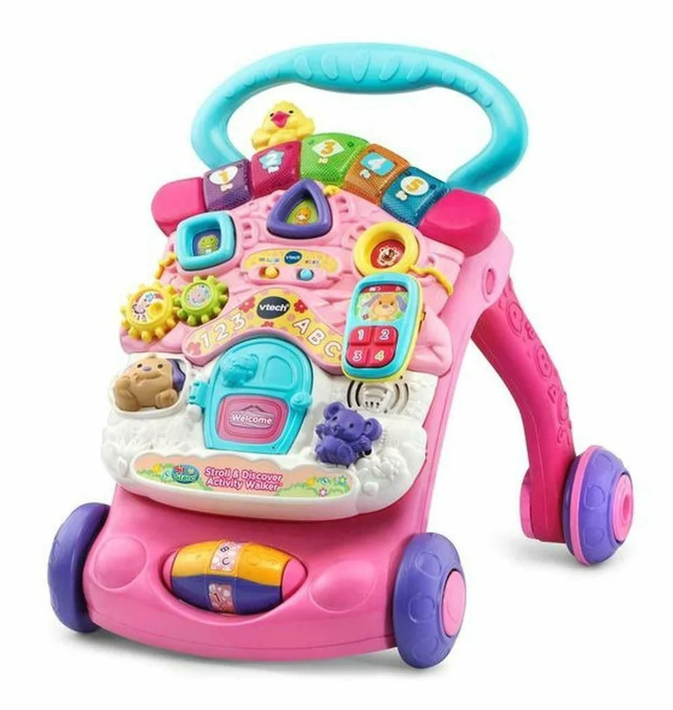 VTech 505653 chodzik dla niemowląt różowy