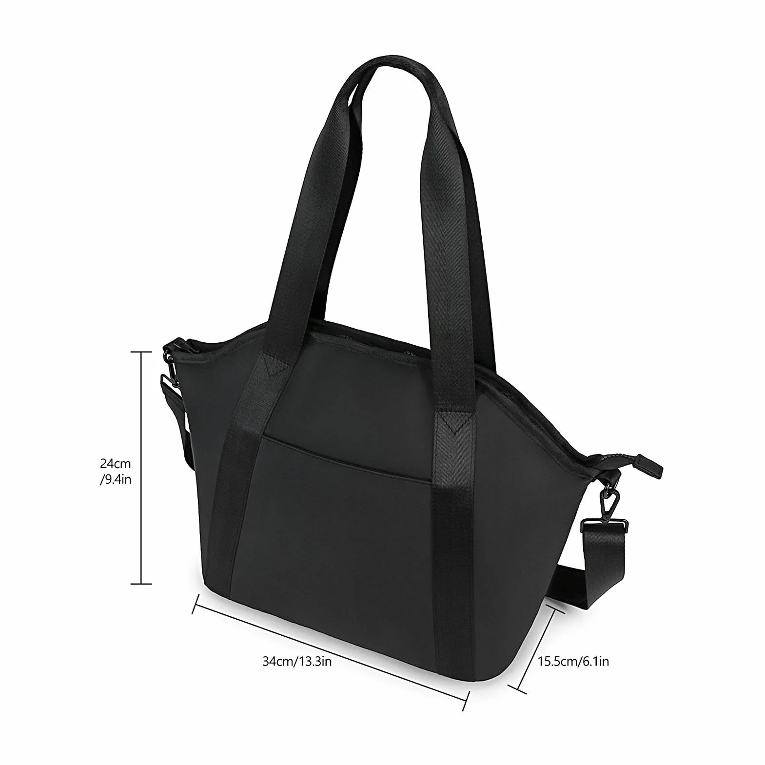 Stroller Diaper Bag, wodoodporna torba na pieluchy, torba na pieluchy, wielofunkcyjne torby na pieluchy, torby na pieluchy o dużej pojemności, 13,3 x 6,1 x 9,4 cm na mokre wycieraczki, pieluchy,