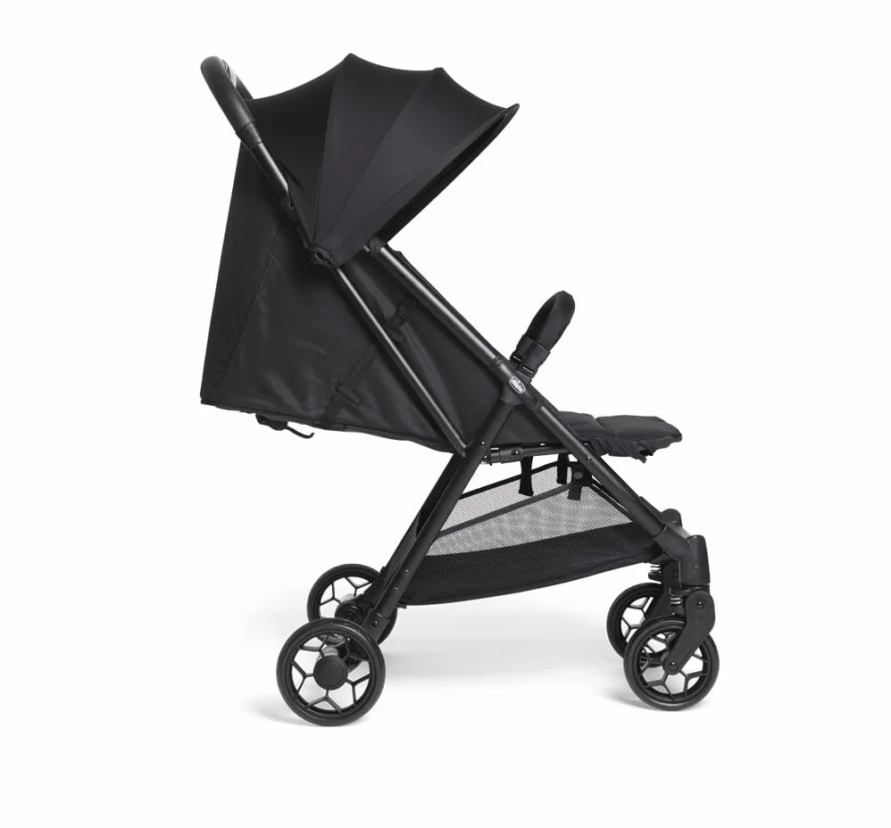 Chicco Urbino, Wózek 0+ miesięcy - 22 Kg, Lekki Wózek Spacerowy z Inteligentnym i Kompaktowym Składaniem, Rozdkładana Budka z Powłoką Przeciwdeszczową i UV50+, Odchylane i Regulowane Oparcie, Podnóżek