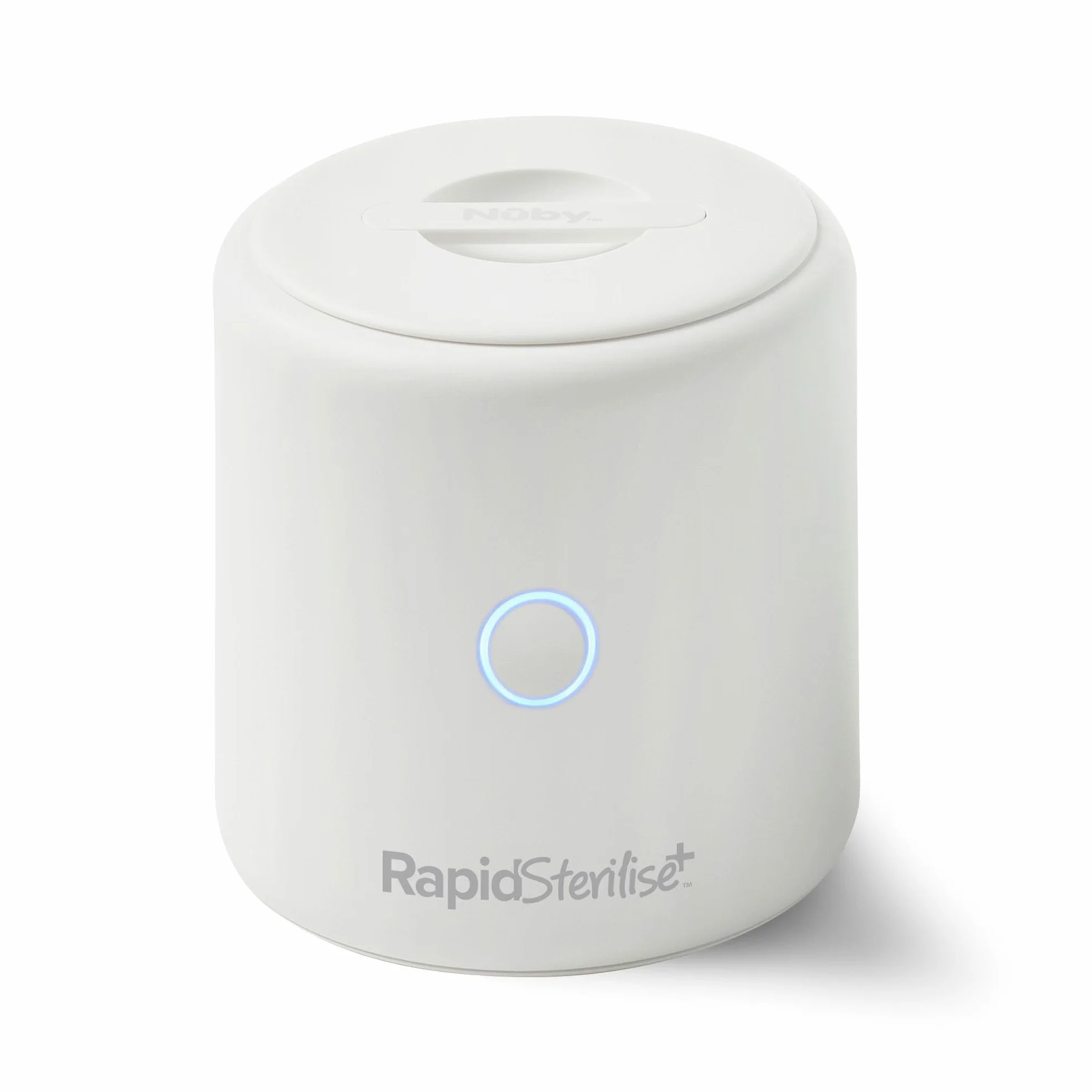Nuby RapidSterilise+ przenośny sterylizator UV dla niemowląt, 30 zastosowań na ładowanie, USB, automatyczne wyłączanie