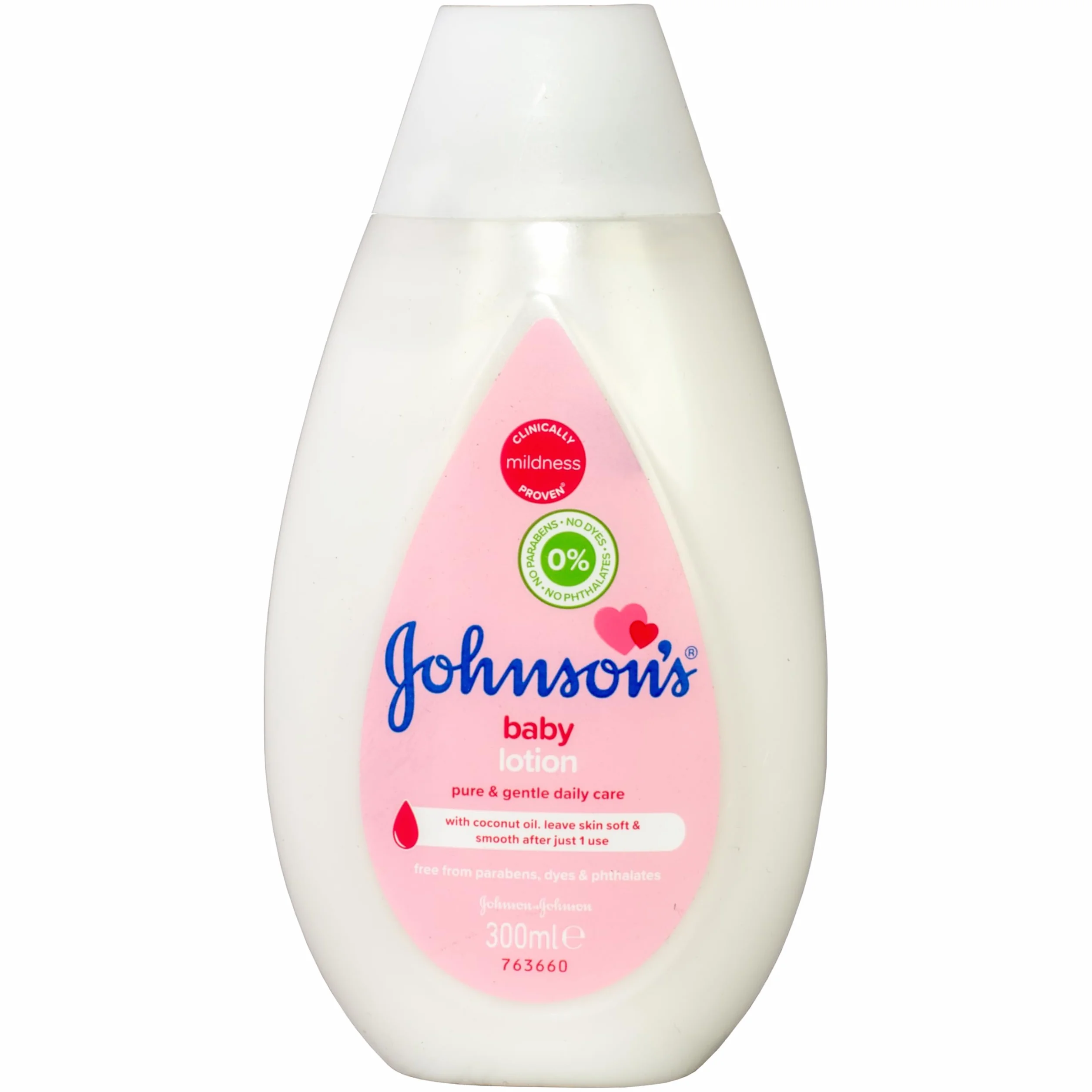 Johnson's balsam dla niemowląt, 300 ml, czysta i delikatna pielęgnacja, 3 sztuki