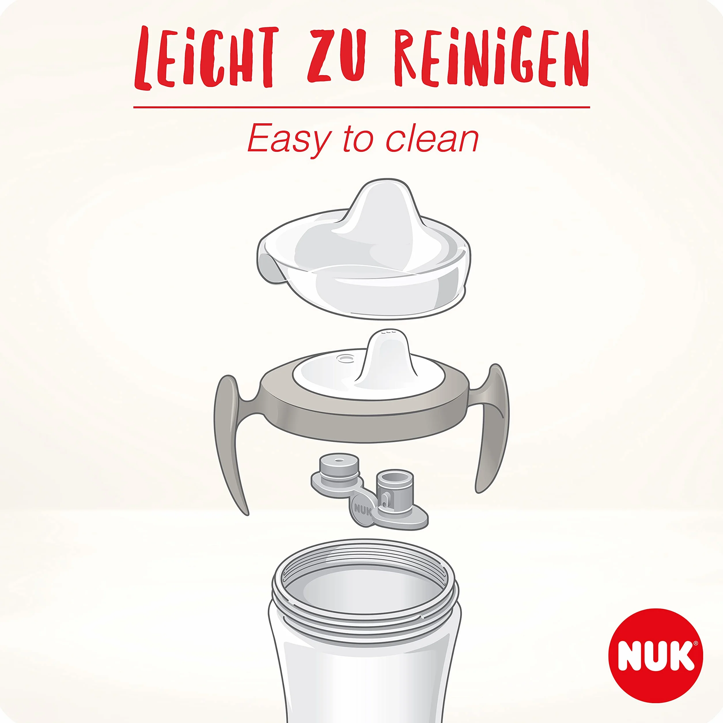 Kubek niekapek NUK Trainer Cup | Niekapiący ustnik z miękkiego materiału | Od 6 miesiąca | Nie zawiera BPA | 230 ml | Żabka (zielona)