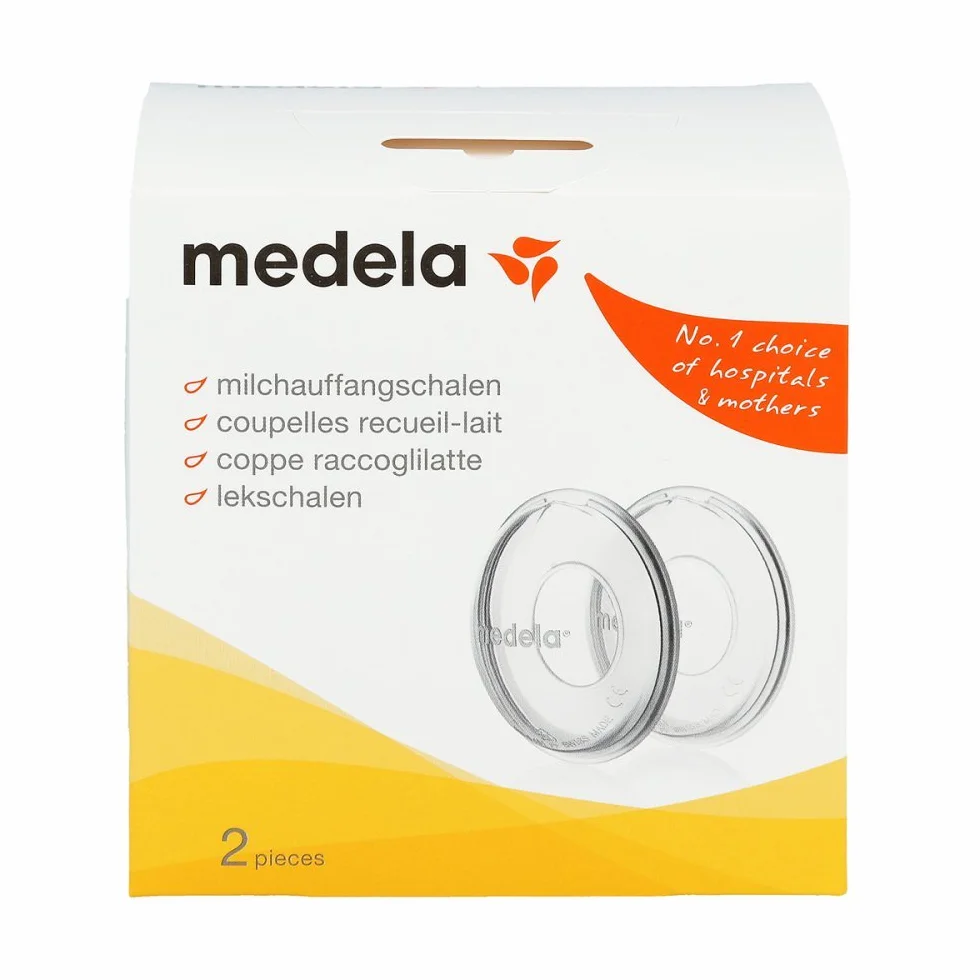 Medela Miseczka Laktacyjna, Transparentny, 2 sztuki