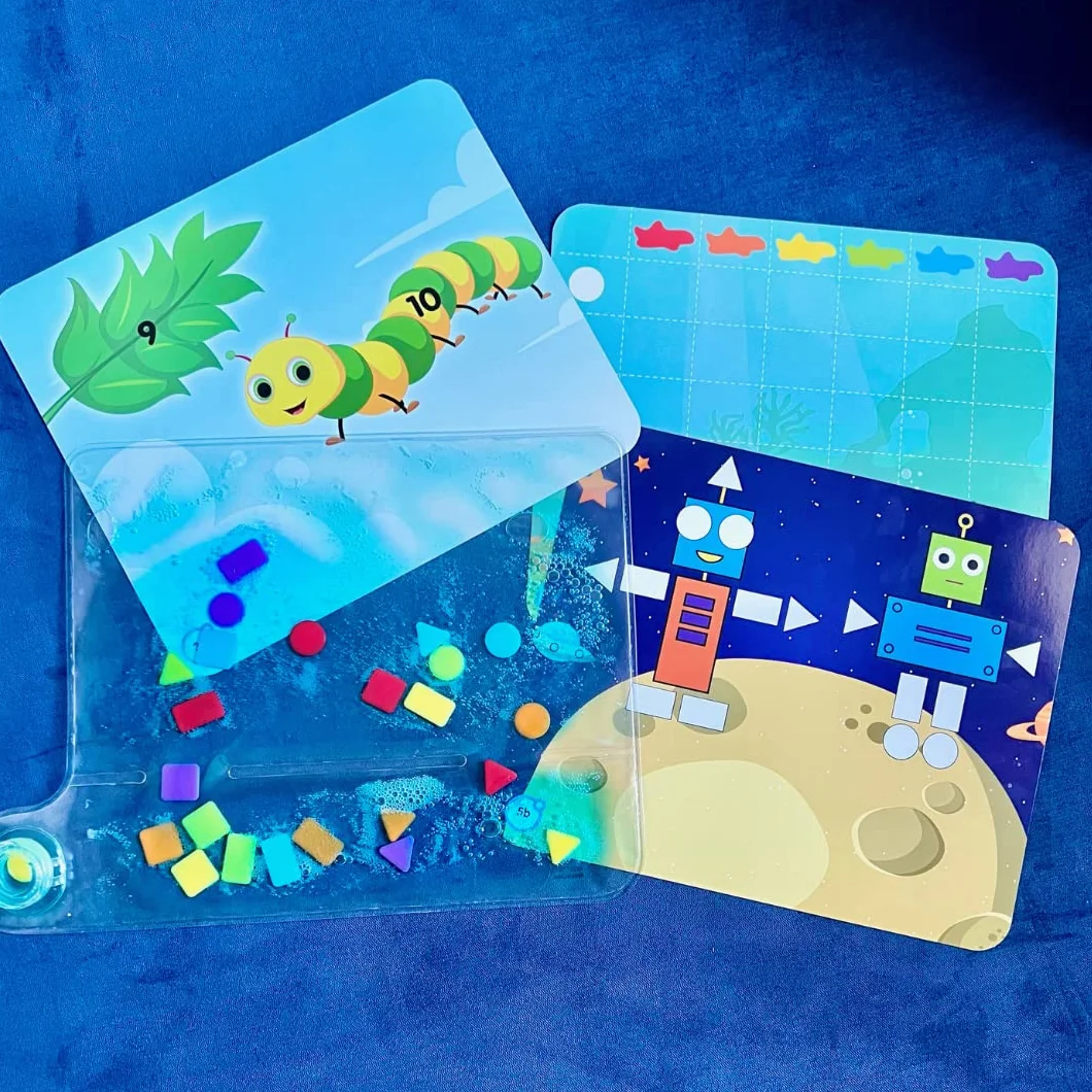 Learning Resources hand2mind Kolory & Kształty Sensoryczne Podkładka 33-Kawałeks Zestaw do Zabawy
