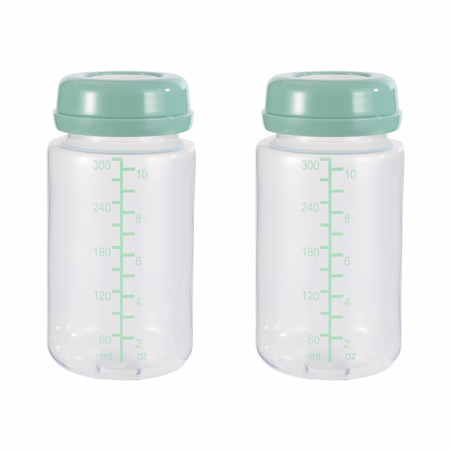2szt Pojemnik na Mleko Matki Kompatybilny z Momcozy 22oz Chłodziarką na Mleko Matki, 10oz Butelka do Przechowywania Wolna od BPA Niezbędnik do Karmienia Piersią