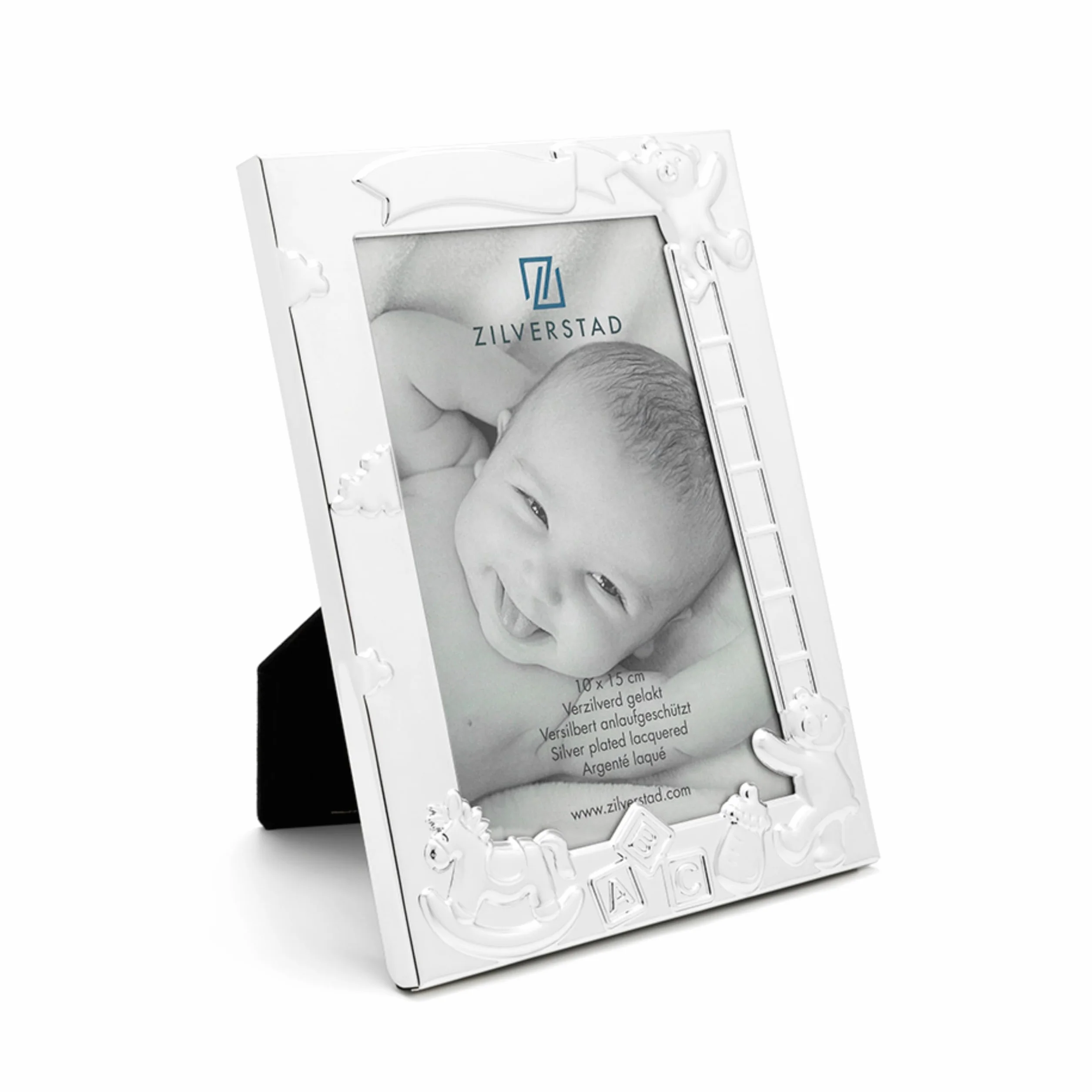 Zilverstad Baby ABC Ramka na zdjęcia 10x15 srebrna