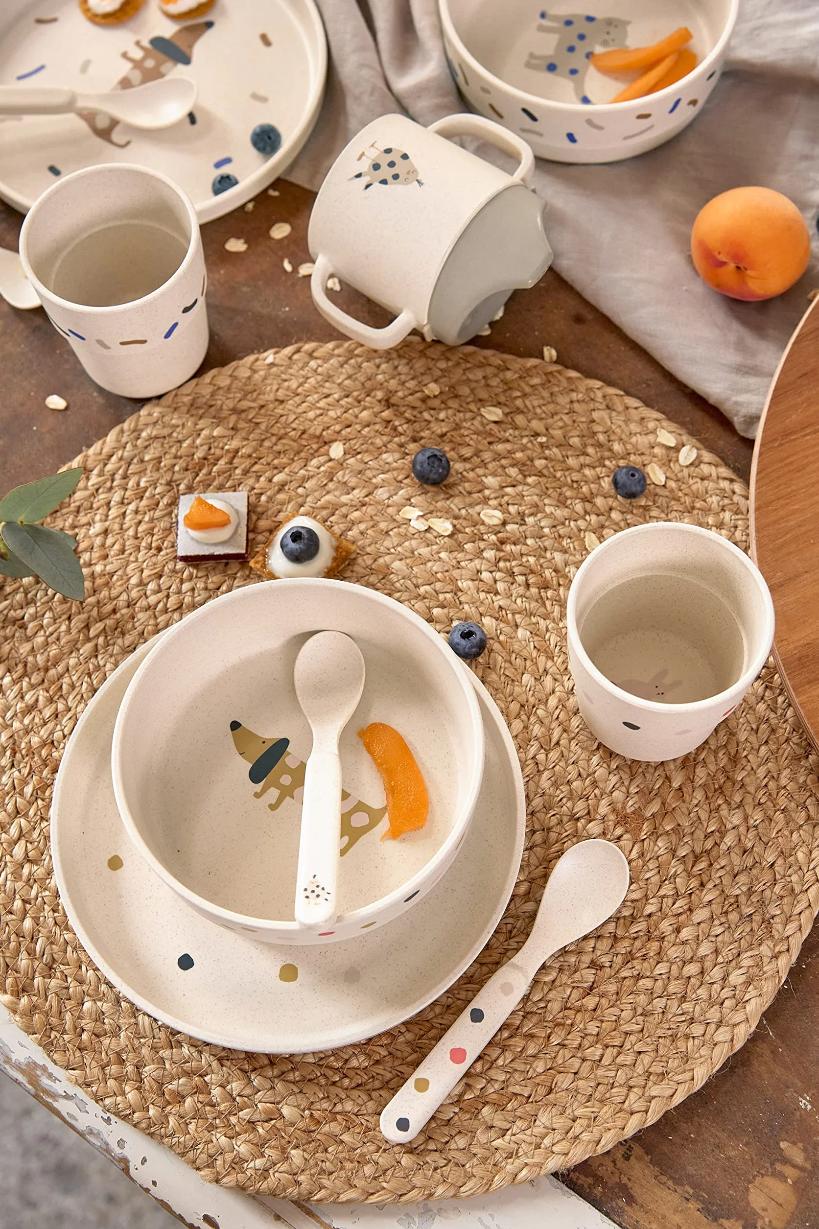 LÄSSIG Miseczka dziecięca Little Mateys Spicy Orange bez melaminy BPA zmywarka mikrofalowa 1 szt.