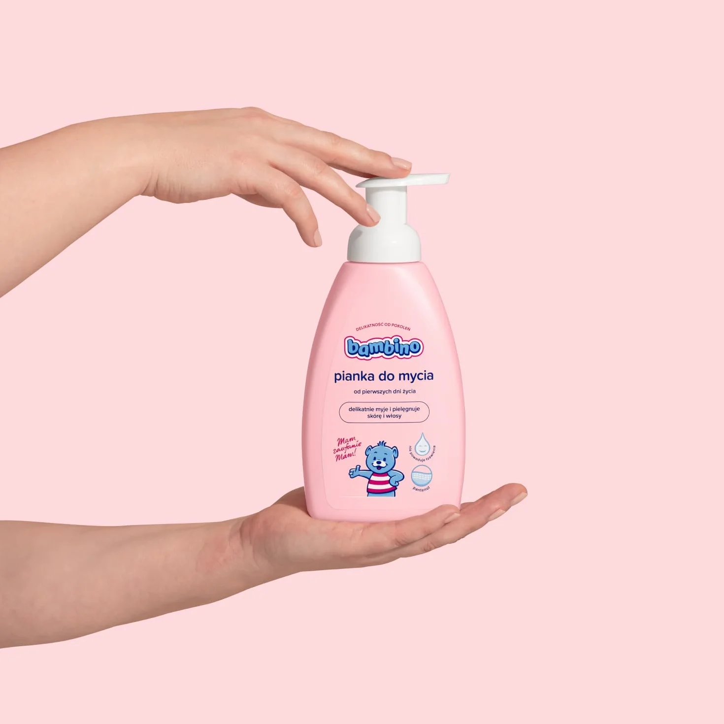 Bambino Pianka do mycia 2w1 dla niemowląt i dzieci 500 ml – delikatna pielęgnacja ciała i włosów od 1. dnia życia
