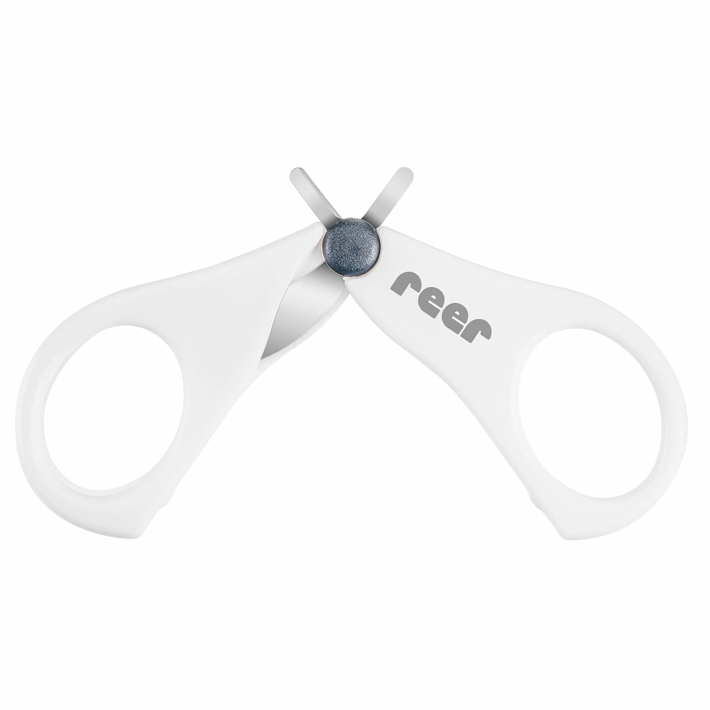 Reer 81060 BabyCare nożyczki do paznokci dla niemowląt, białe