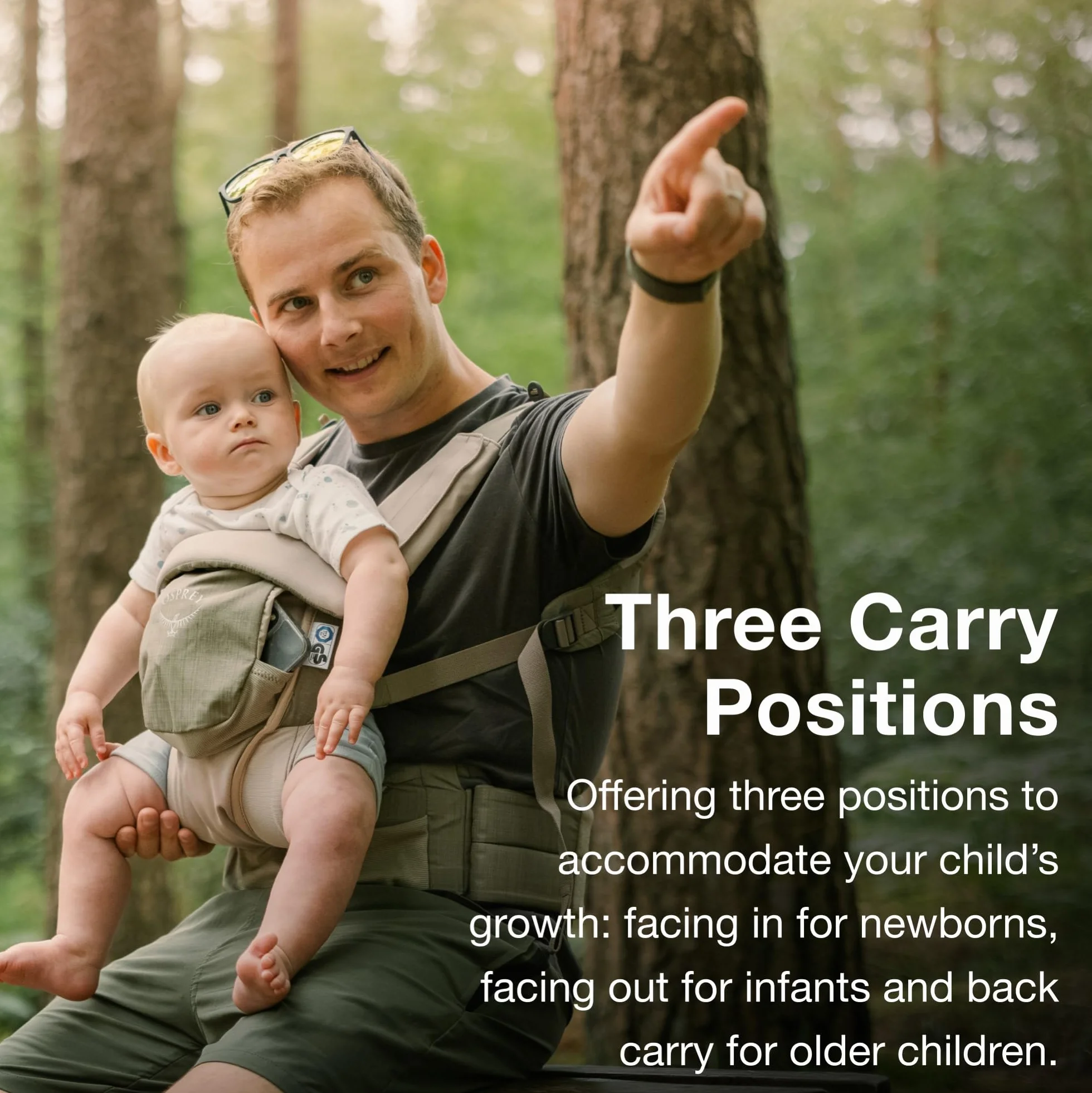 Osprey Poco Soft Child Carrier LT Tan Concrete O/S