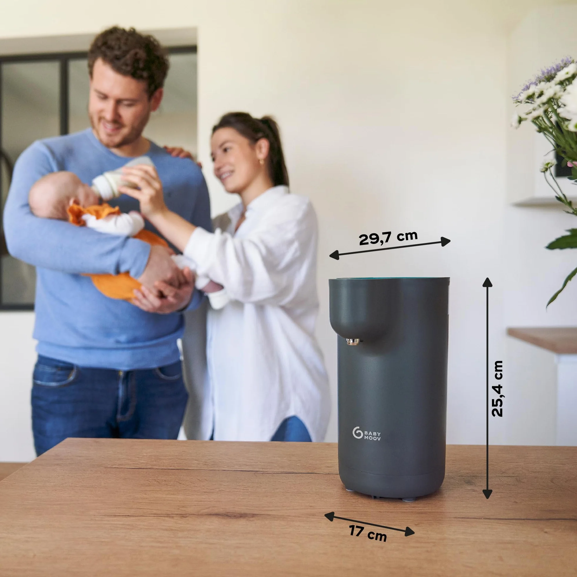 Babymoov A002301 Podgrzewacz, Szary, 1,1 l