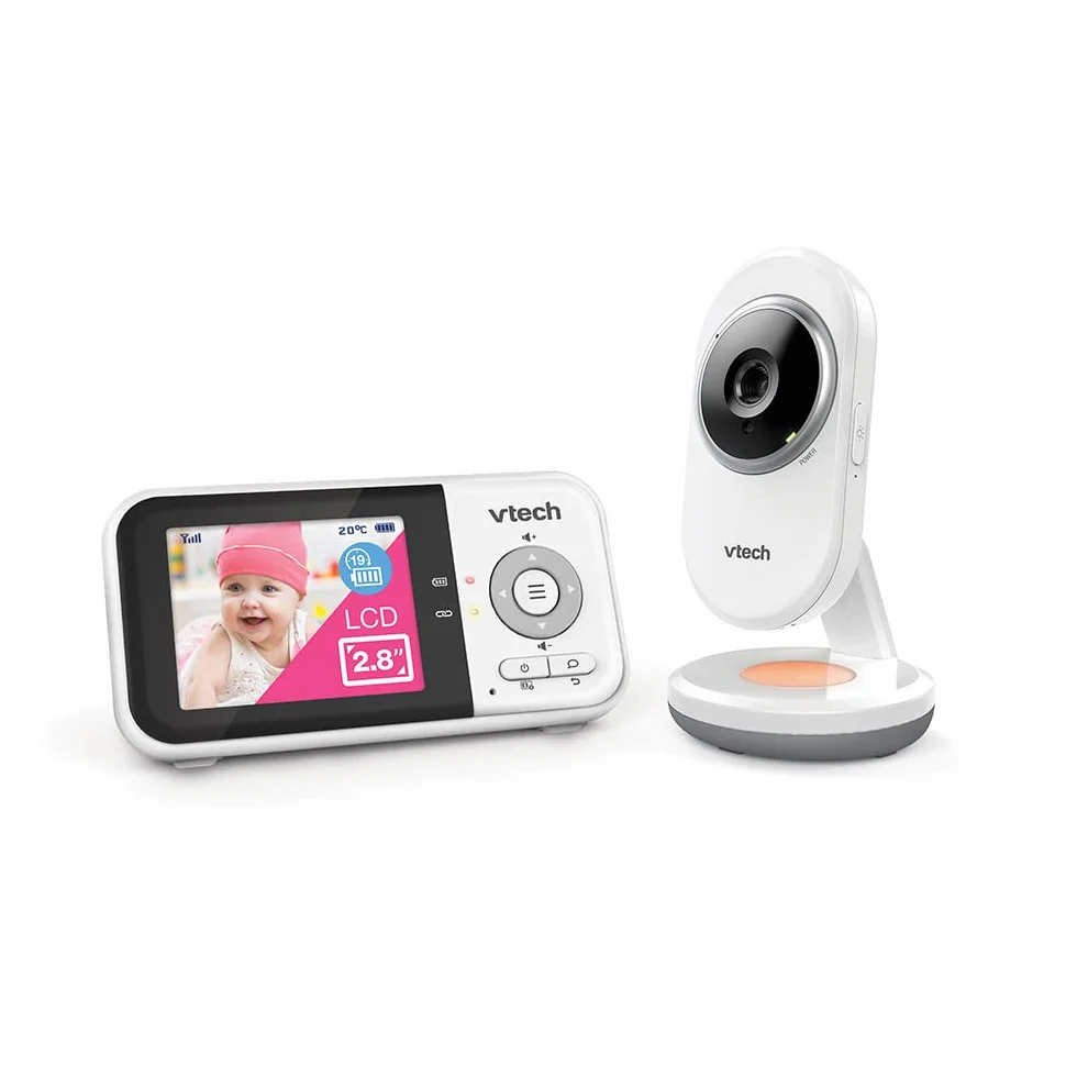 VTech BM3254 Monitor dziecka z kamerą 2,8" ekran LCD kolorowe światło nocne dwukierunkowy rozmowę biały