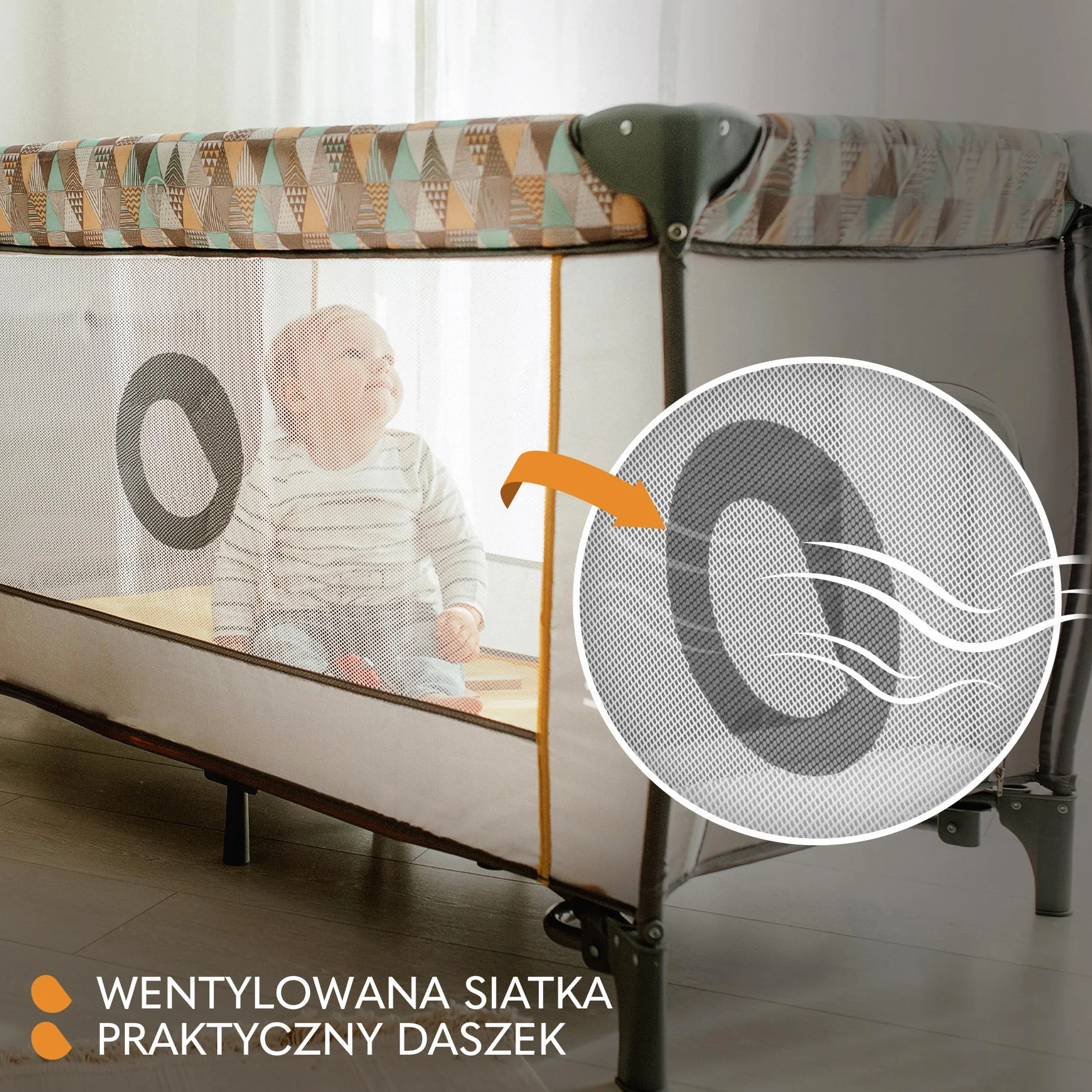 Lionelo Sven Plus 2 W 1 Dziecięce Łóżeczko Dla Dzieci Od Urodzenia Do 15 Kg, Mata Do Przewijania Moskitiery, Przewiewne Ściany Boczne Z Wejściem Bocznym, Torba Składana