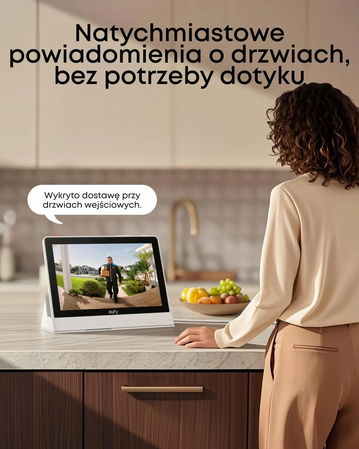 eufy Smart Display, Smart Home Hub, 8-calowy panel sterowania, Kompatybilny z urządzeniami zabezpieczającymi eufy, 4 widoki na 1 wyświetlaczu, Wiadomości w czasie rzeczywistym, Raporty dzienne