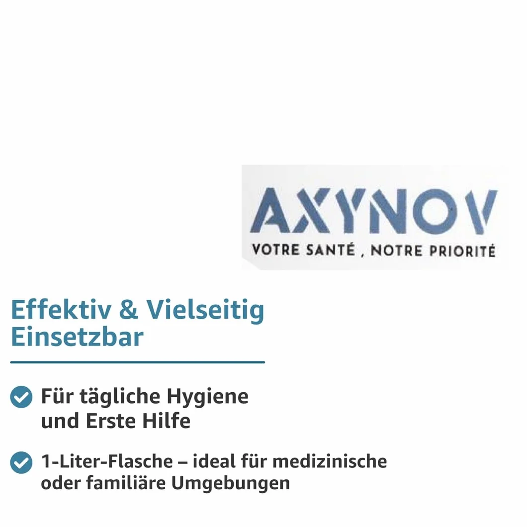 NaCl 0,9 1 litr – izotoniczny fizjologiczny roztwór soli – do nosa, oczu i ran – sól fizjologiczna dla niemowląt – AXYNOV